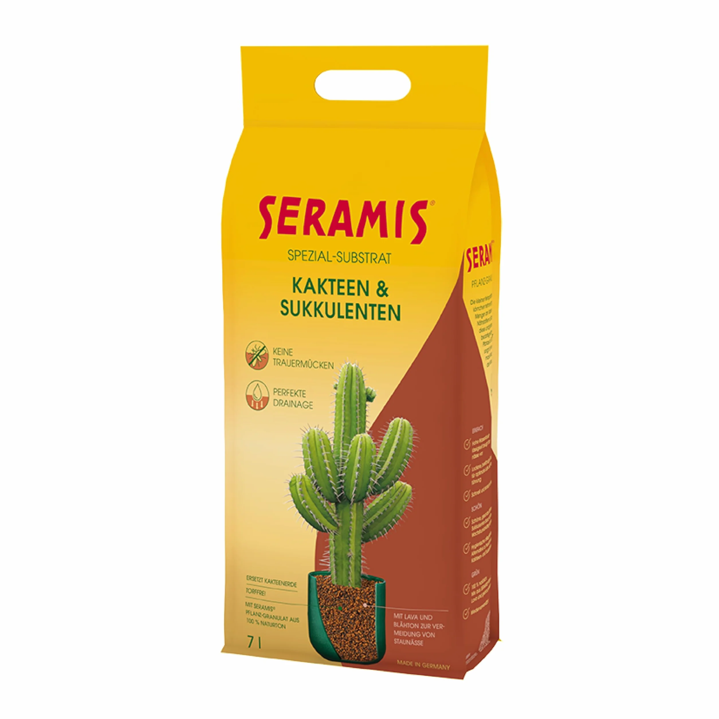 Seramis granulés pour cactus et plantes grasses, Billes d’argile, 7 L