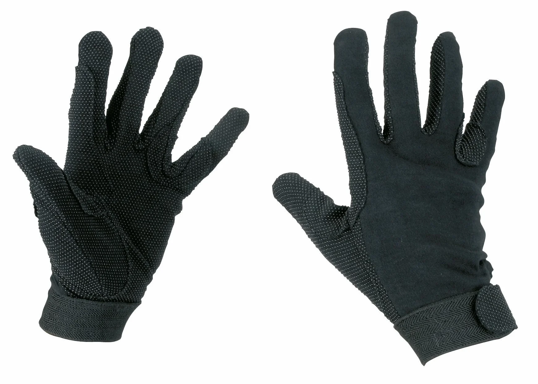 Kerbl Gants d'équitation en Jersey Taille M Noir