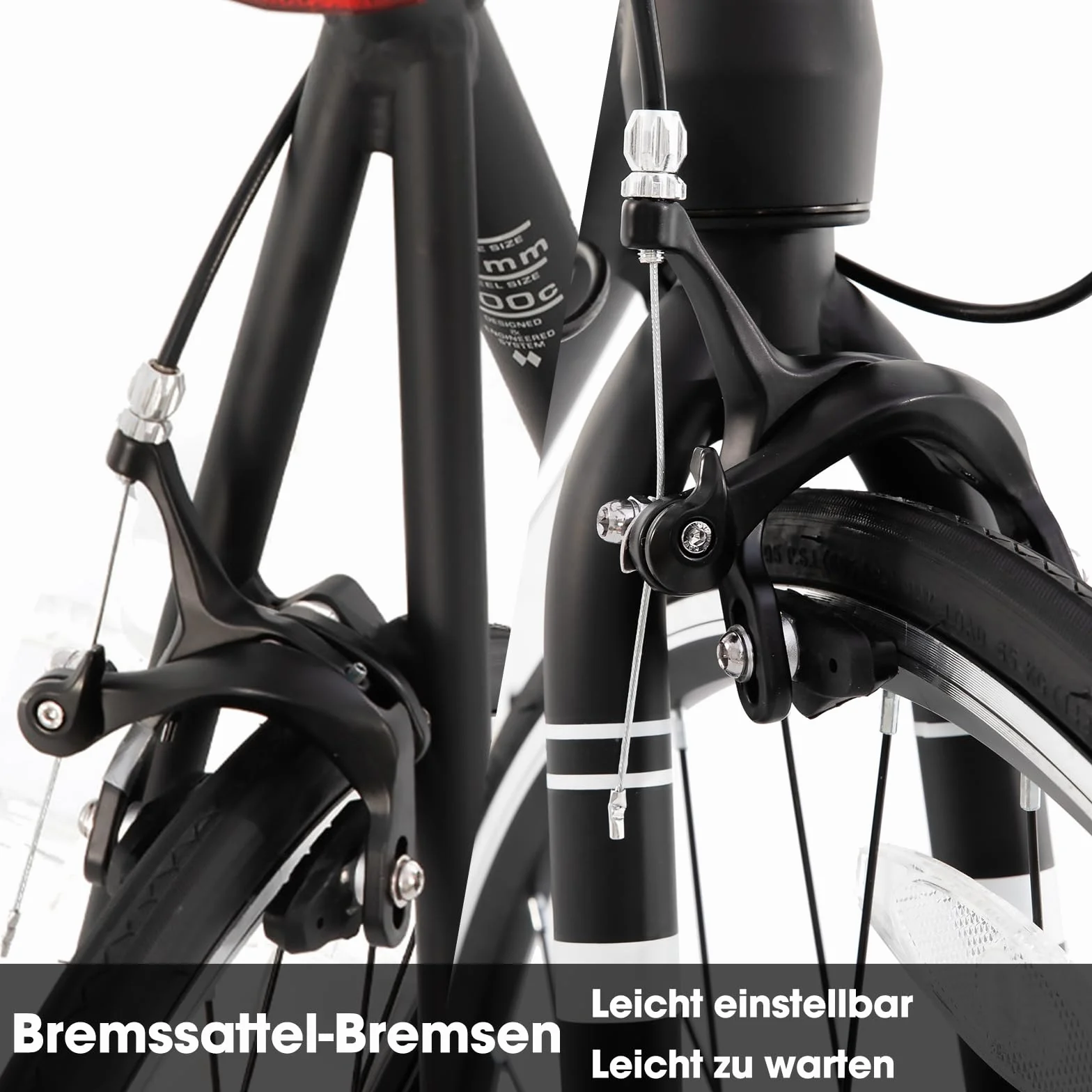 Hiland Vélo de Route 28" 700C 14 Vitesses Cadre 490mm Noir