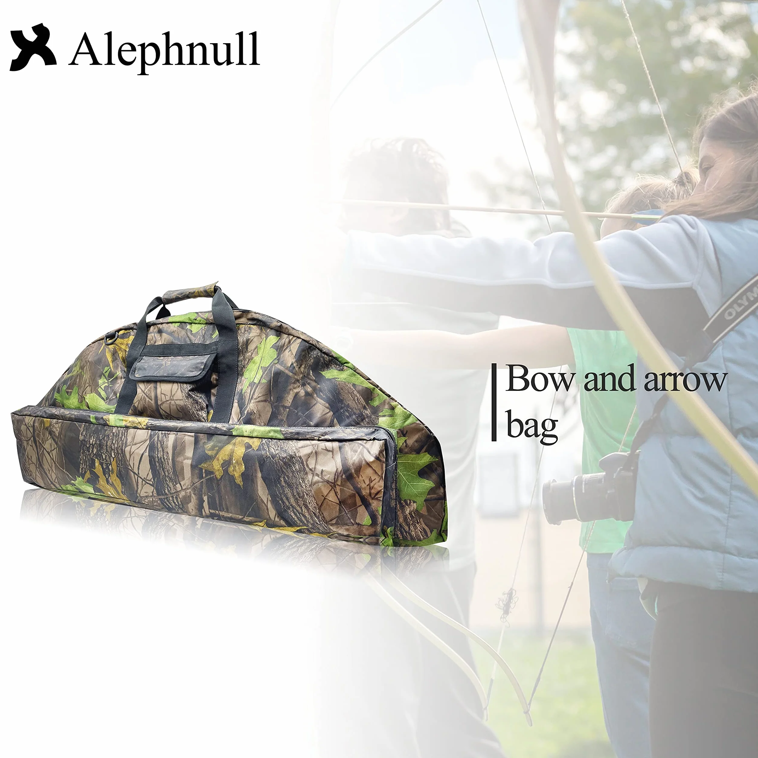 Alephnull Sacs Darcs de tir à Larc Sac de Transport pour Arc a Poulie 95/115 cm Étui d'arc Sac d'Arcs pour Arc Compound pour La Chasse pour la Chasse et Le tir en Plein air