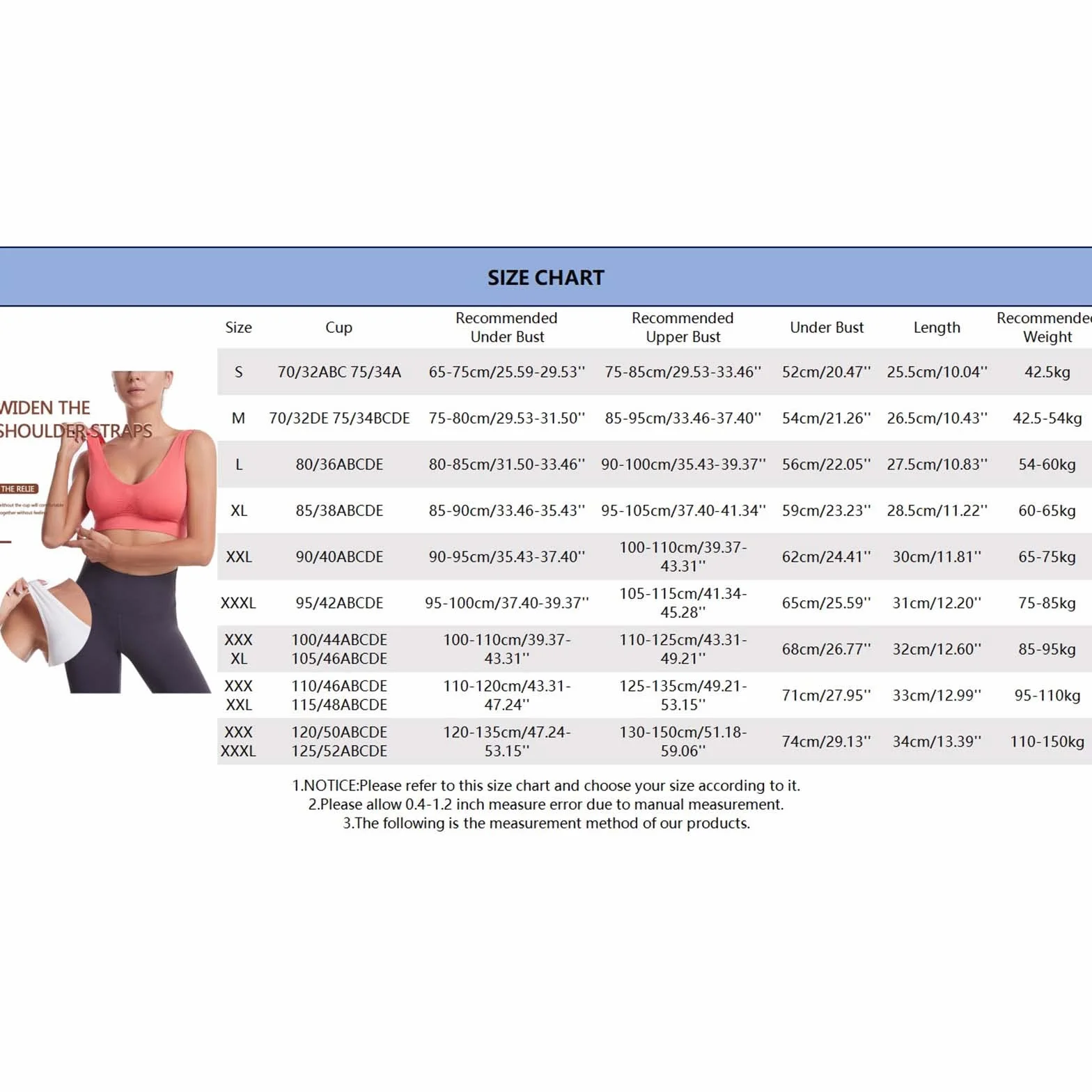 Femmes Soutien-Gorge Sport Respirant sans Fil Yoga Push Up Rembourrage