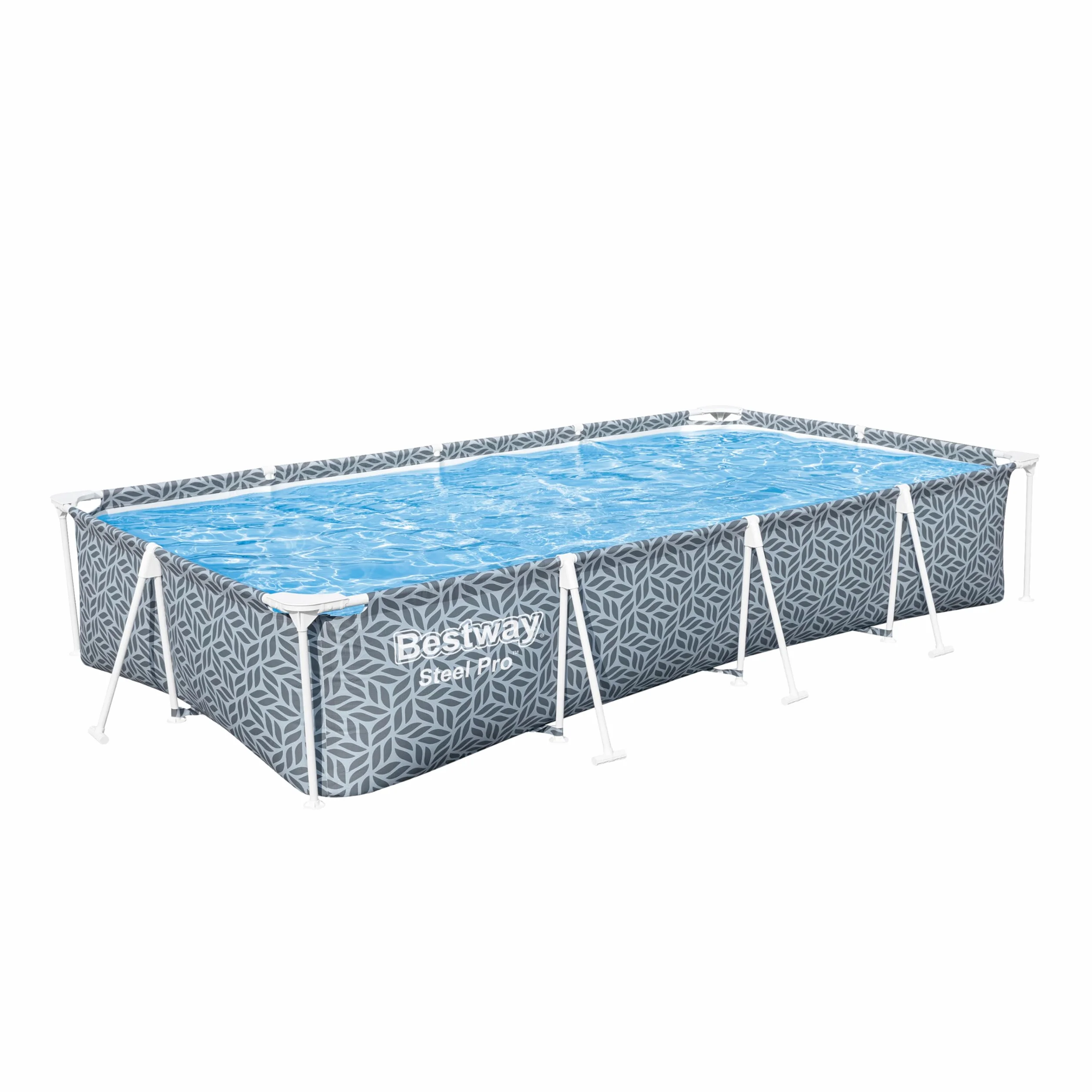 Piscine Hors Sol rectangulaire Steel Pro™ imprimée Graphique 366 x 201 x 66 cm