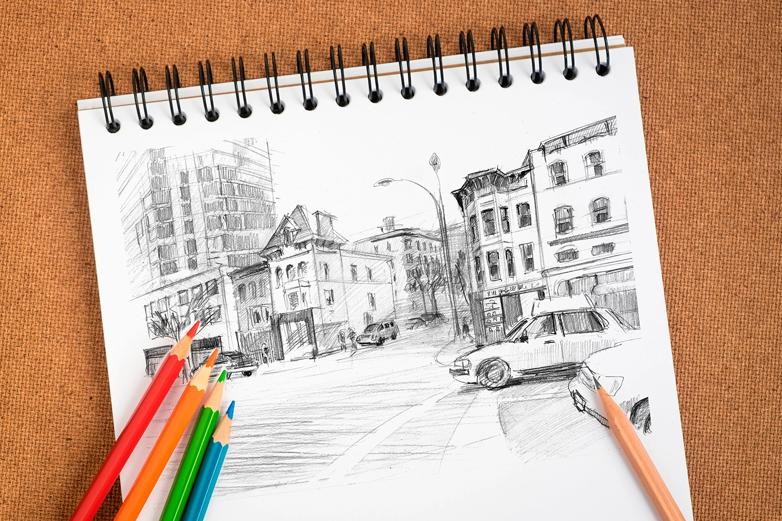 Clairefontaine Bloc Spiralé Papier Sketch A5 14,8x21 cm 90g 100 Feuilles Papier Dessin Blanc
