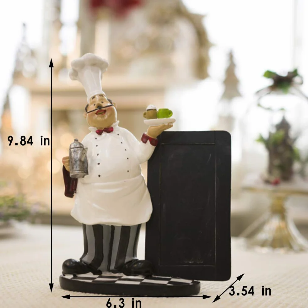 Trycooling Tableau noir créatif pour menu Chef français