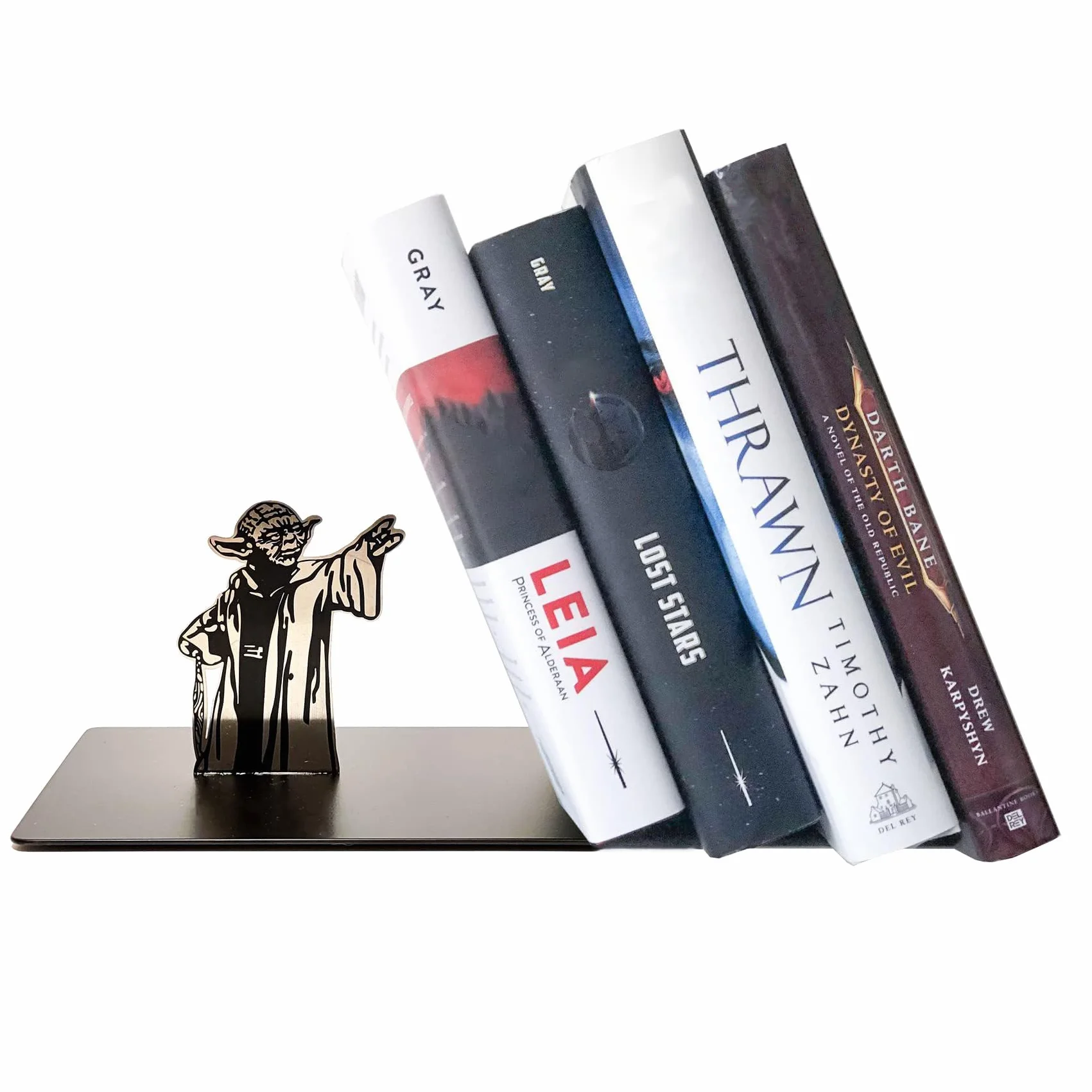 LAIX Serre-Livres Master Yoda Force en métal, Cadeau Star Wars
