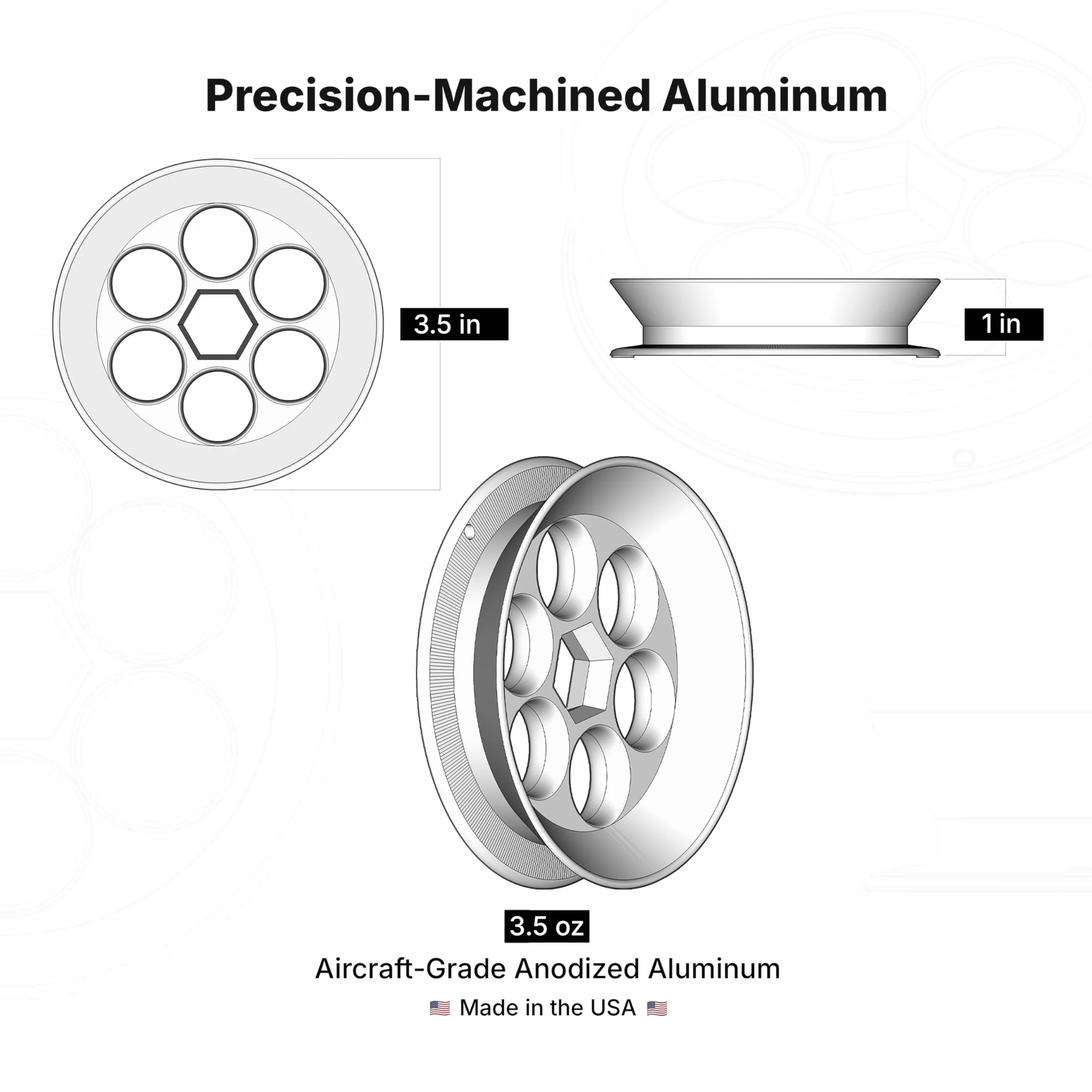 d'eau Douce en Aluminium à la Main Line Reel Poche Pêche kit de Survie d'urgence, APU-BKUC-30-SW1