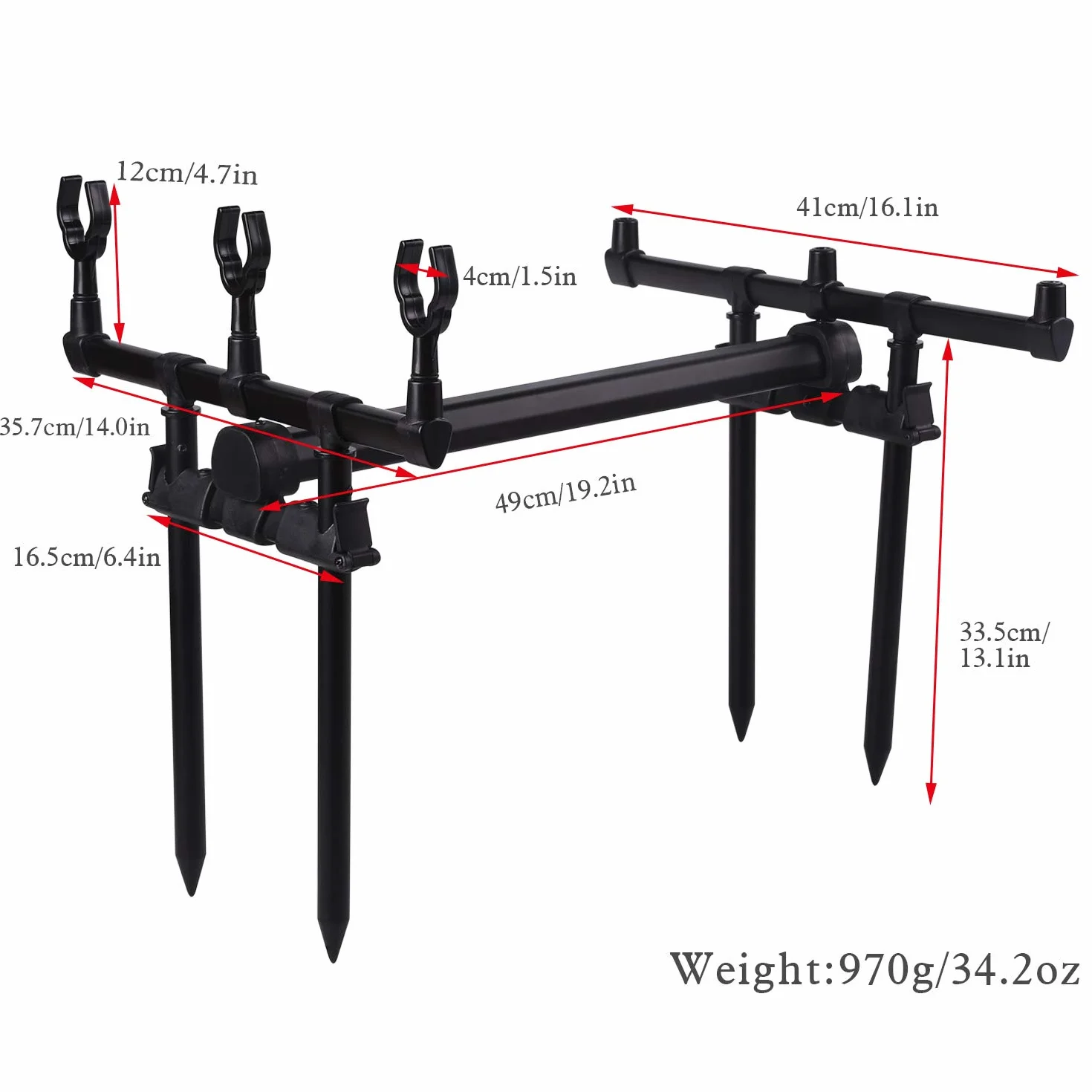 Sougayilang Carp Fishing Rod Pod Stand Holder