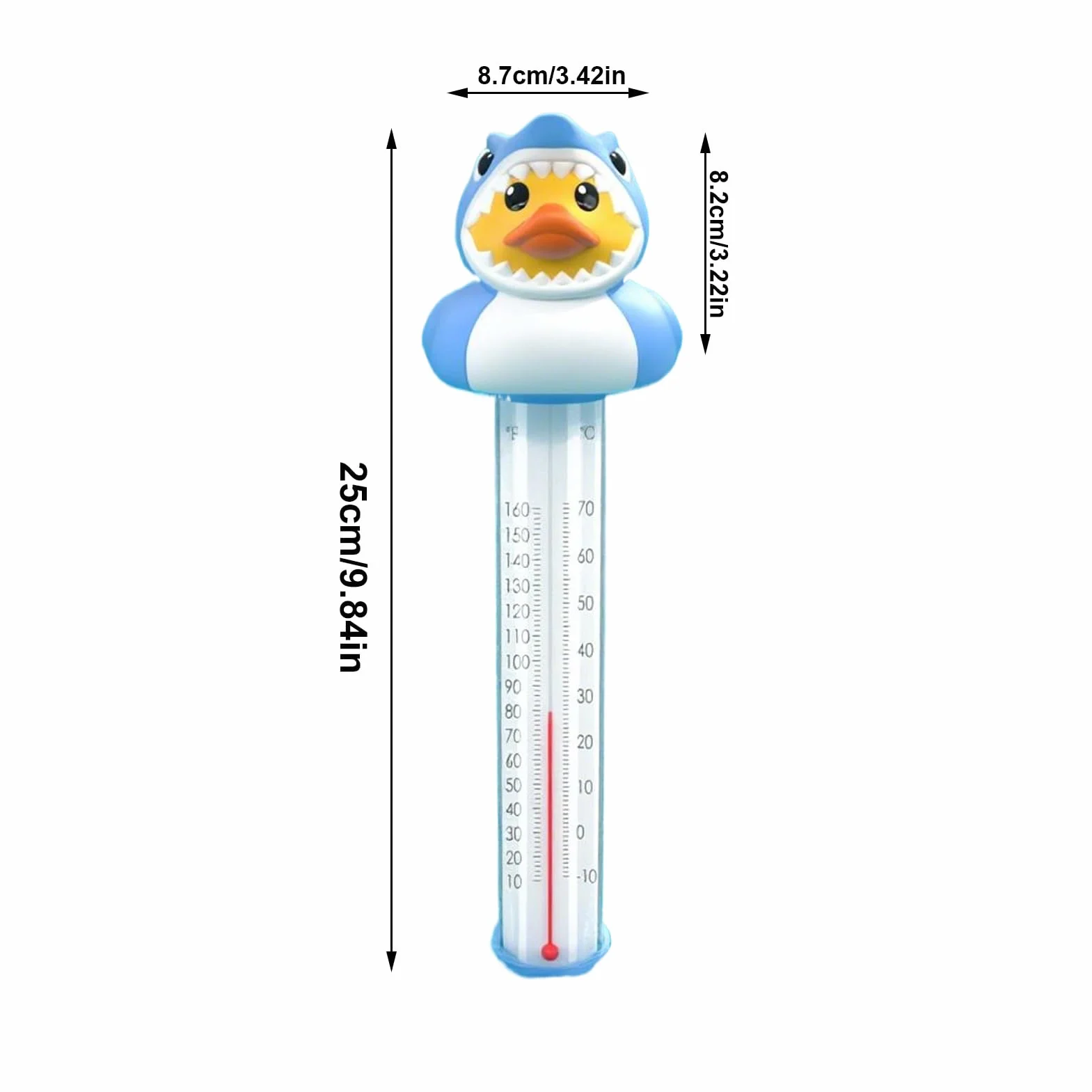 Thermomètre de piscine flottant canard – Facile à lire pour piscine extérieure