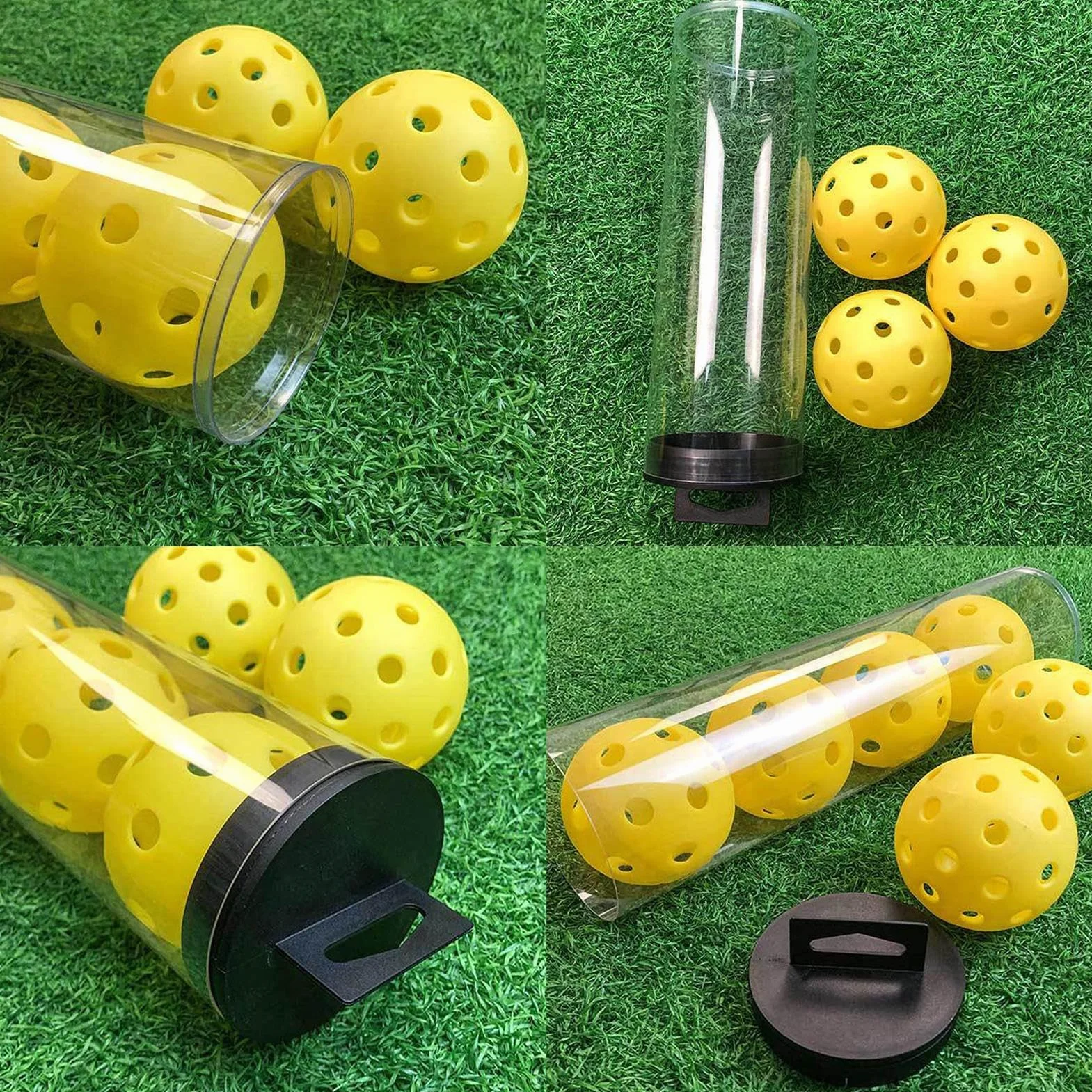 Conteneur pour balles de Tennis Transparent Rangement