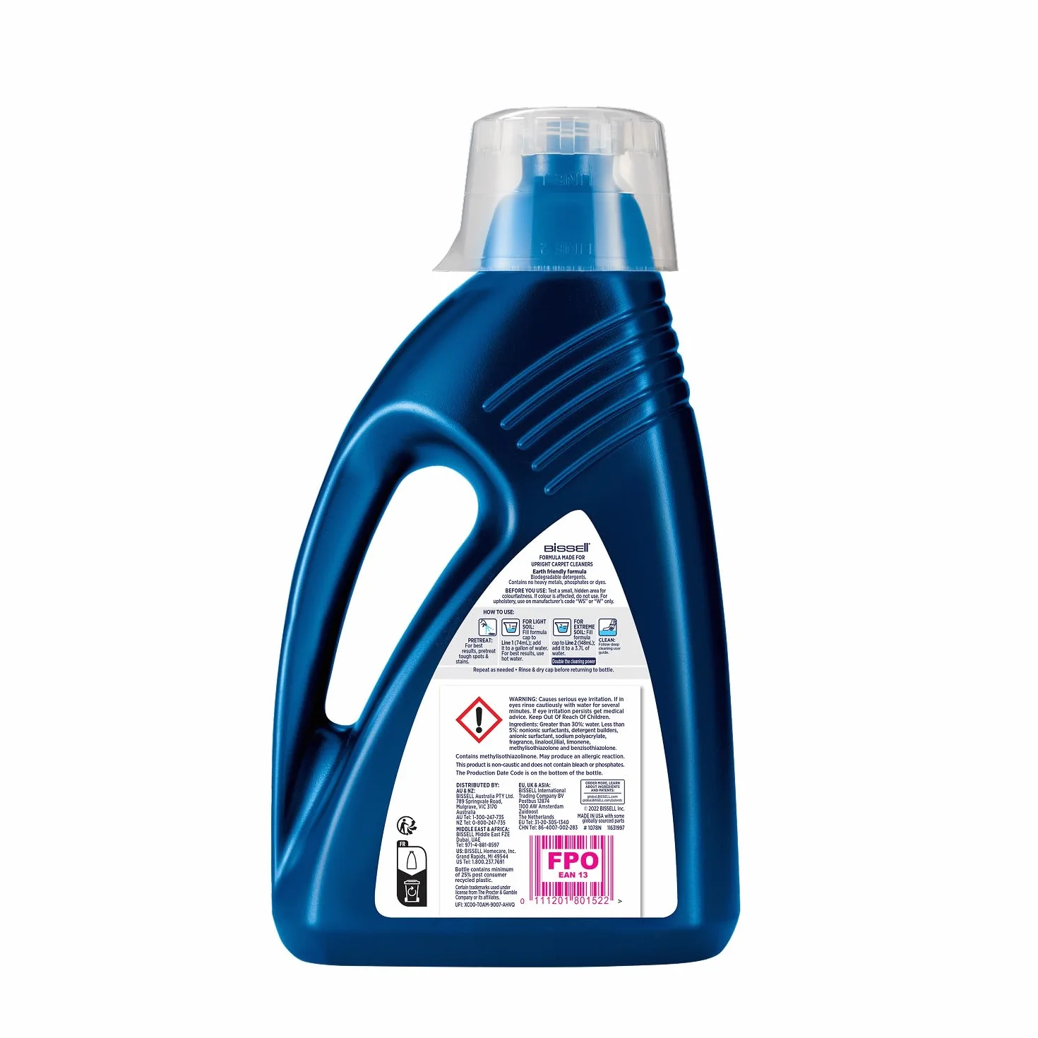 BISSELL 1078N Wash & Refresh Febreze Blossom & Breeze 1,5 L solution nettoyage moquettes tapis