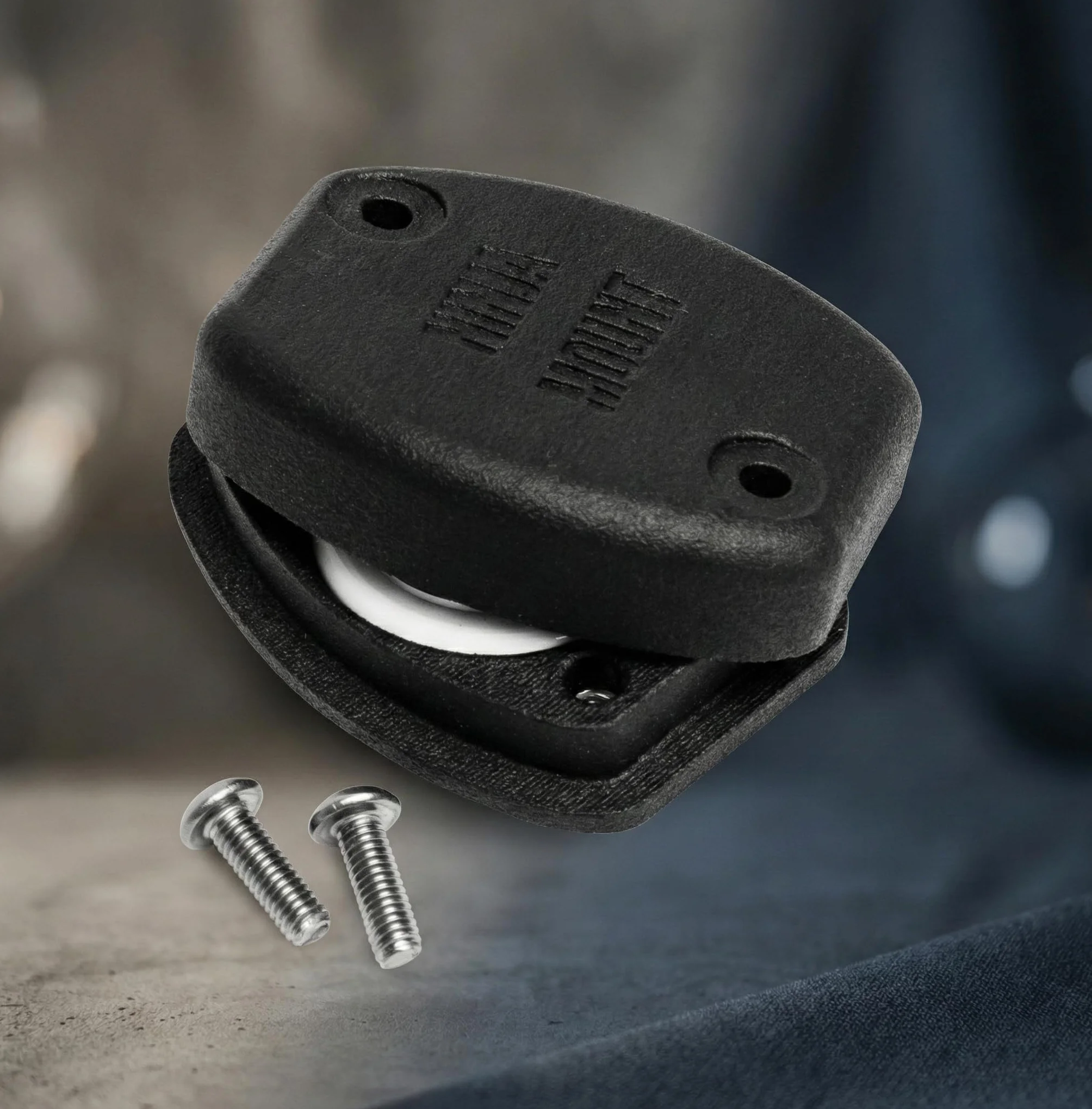 anyTag by Support Universel Airtag pour vélo, Campeur, Moto, Ski, vélo électrique, Valise, Scooter, vélo de Camion I Universel avec vis de sécurité et Outils I Fabriqué en Allemagne