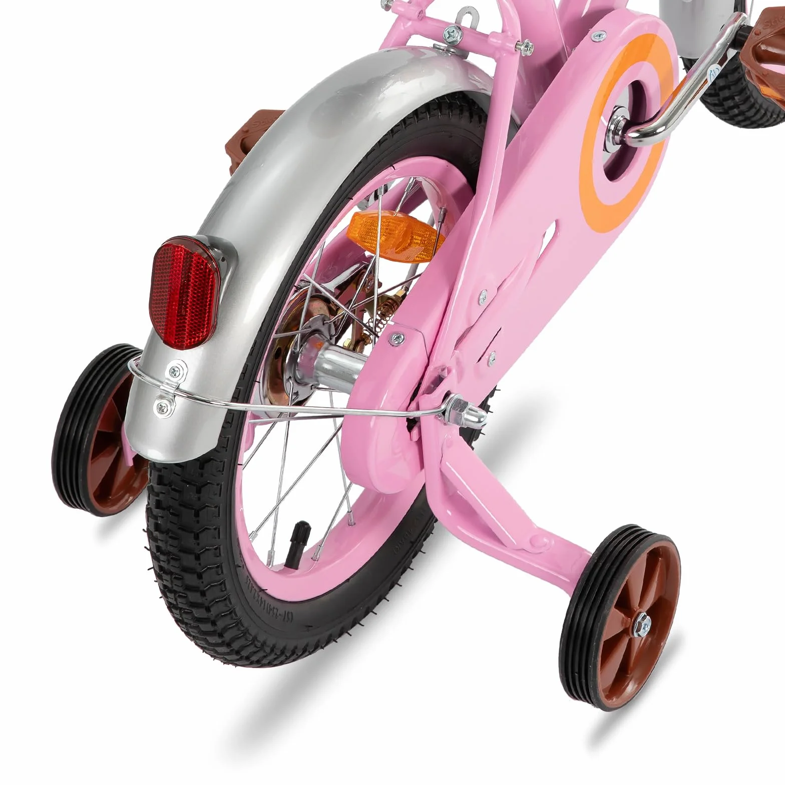 STITCH 12/14/16 Pouce vélo Enfant pour Filles 2-7 Ans, vélo Enfant 12/14/16 Pouce avec Panier et stabilisateur