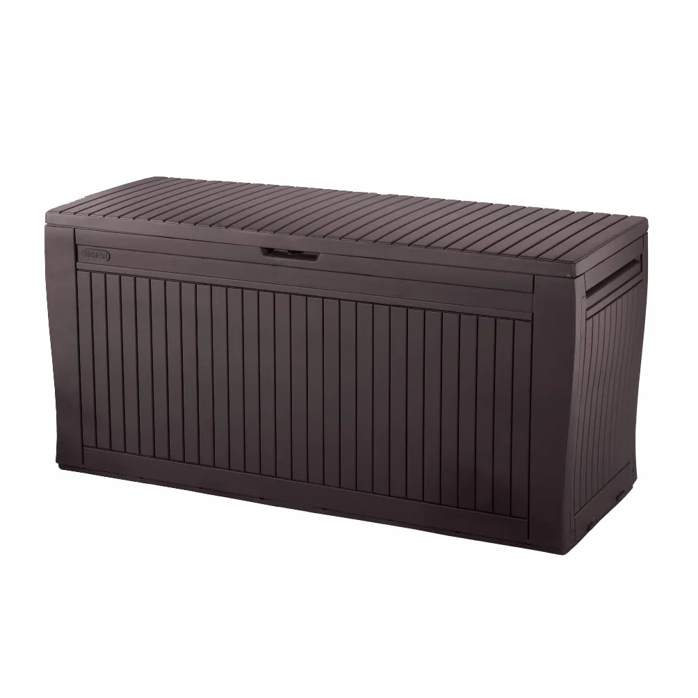 Keter Comfy Coffre de Rangement extérieur 270 l 116,7cm x 44,7 x 57 cm
