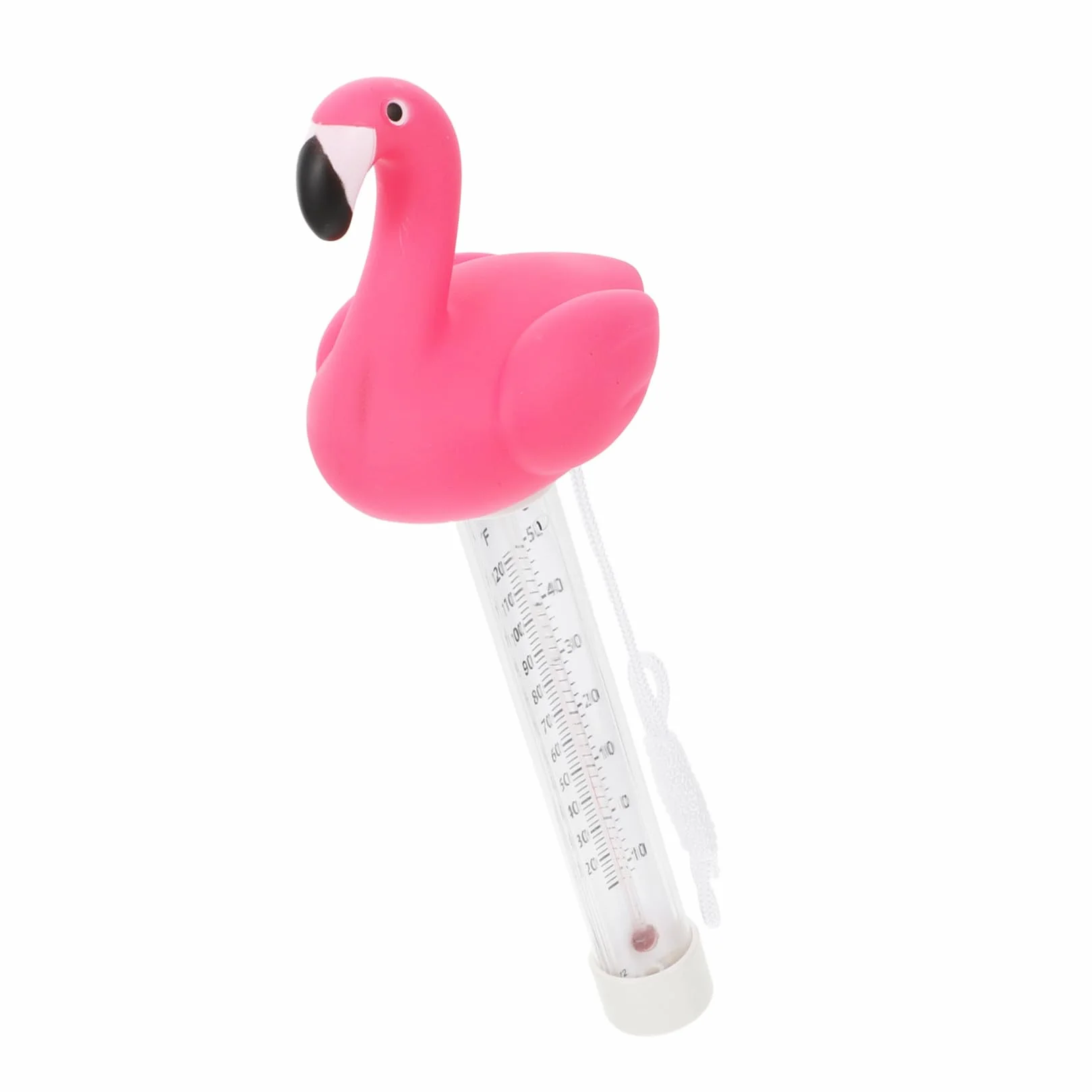 Thermomètre Flottant Forme Flamant Piscine Bain Mesure Rapide Température Eau