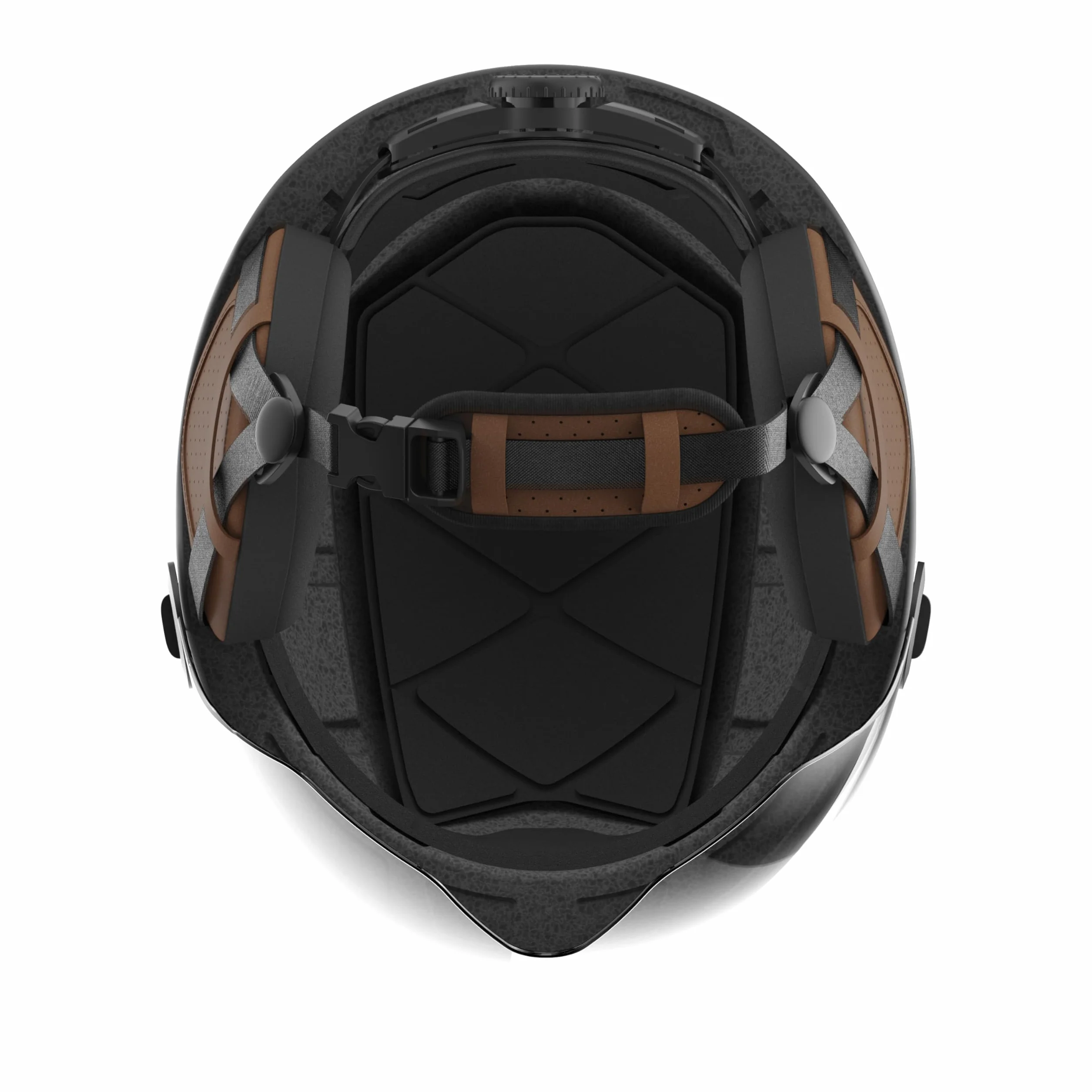 CASR Style - Casque Lifestyle Urbain pour Vélo & Trottinette Electrique - Visière Transparente & Cache-Oreille Amovibles - Confort Optimal pour Homme & Femme - Crème - Taille M