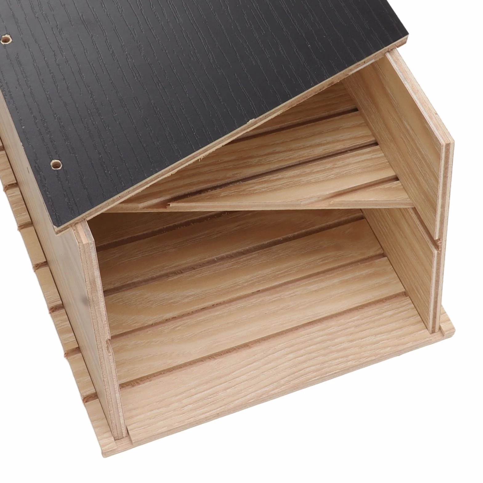 TOPINCN Bat House Double Chambre Résistant aux Intempéries Fabriqué à la Main pour Jardin Extérieur