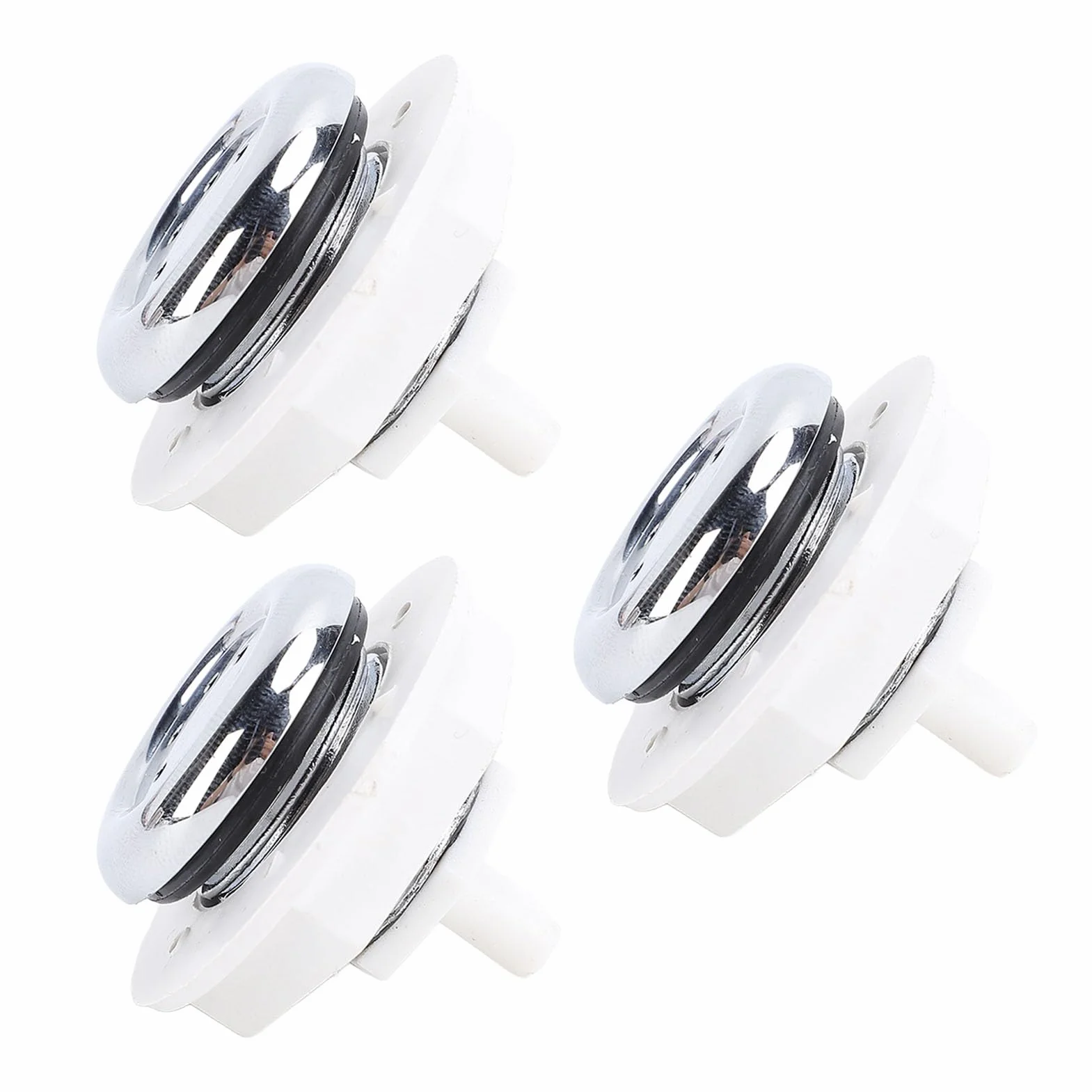 Lot de 3 buses à 7 trous en PVC pour spa baignoire piscine