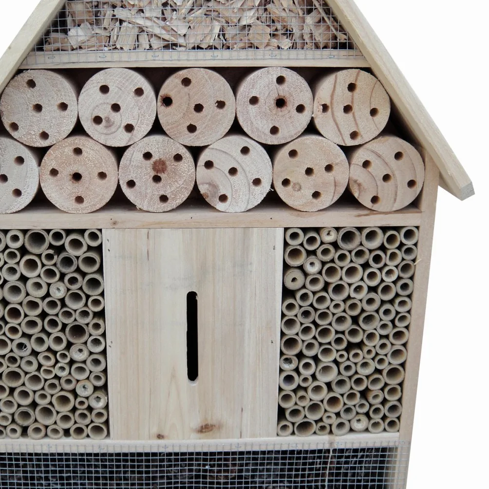 vidaXL Hôtel à Insectes XXL 45,5x15x99 cm en Bois Maison abri pour Insectes