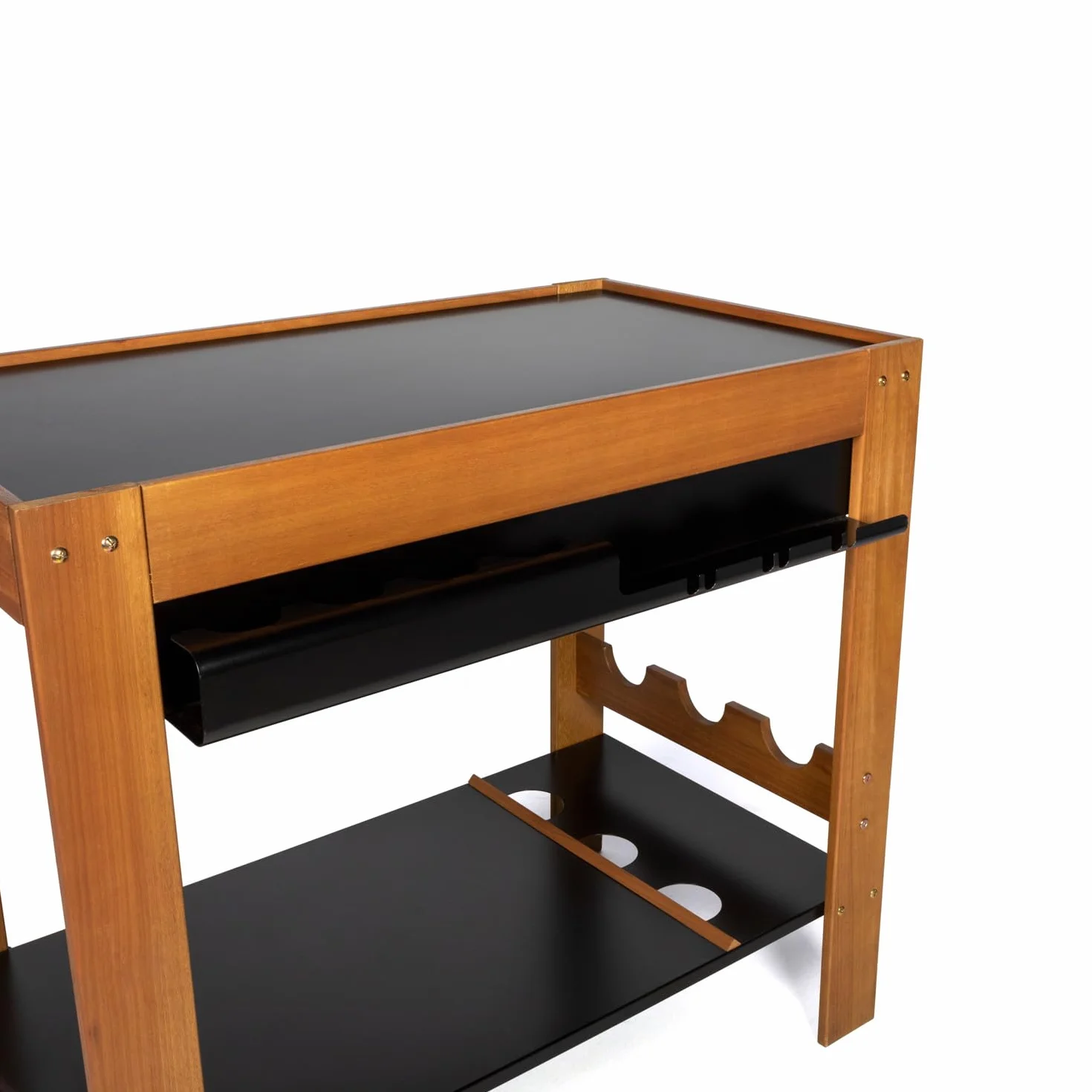 Somagic Desserte Mobile Savannah pour Plancha, Plateau Acier