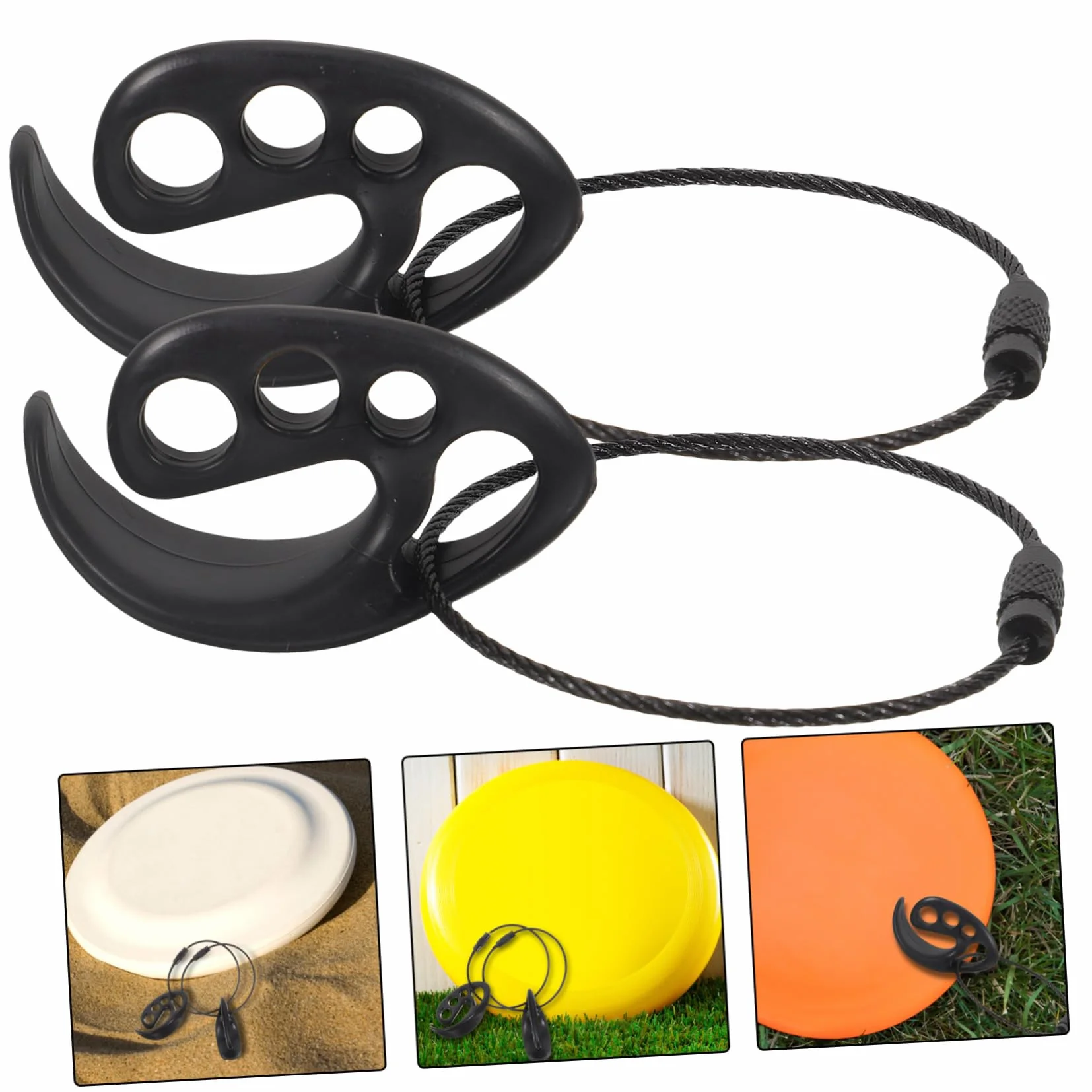 BESPORTBLE Support De Disque Volant pour Extérieur Petit Accessoire De Golf Portable Clip De Disque Facile Accessoire De Sport pour Volants Support De Ronds pour Adultes