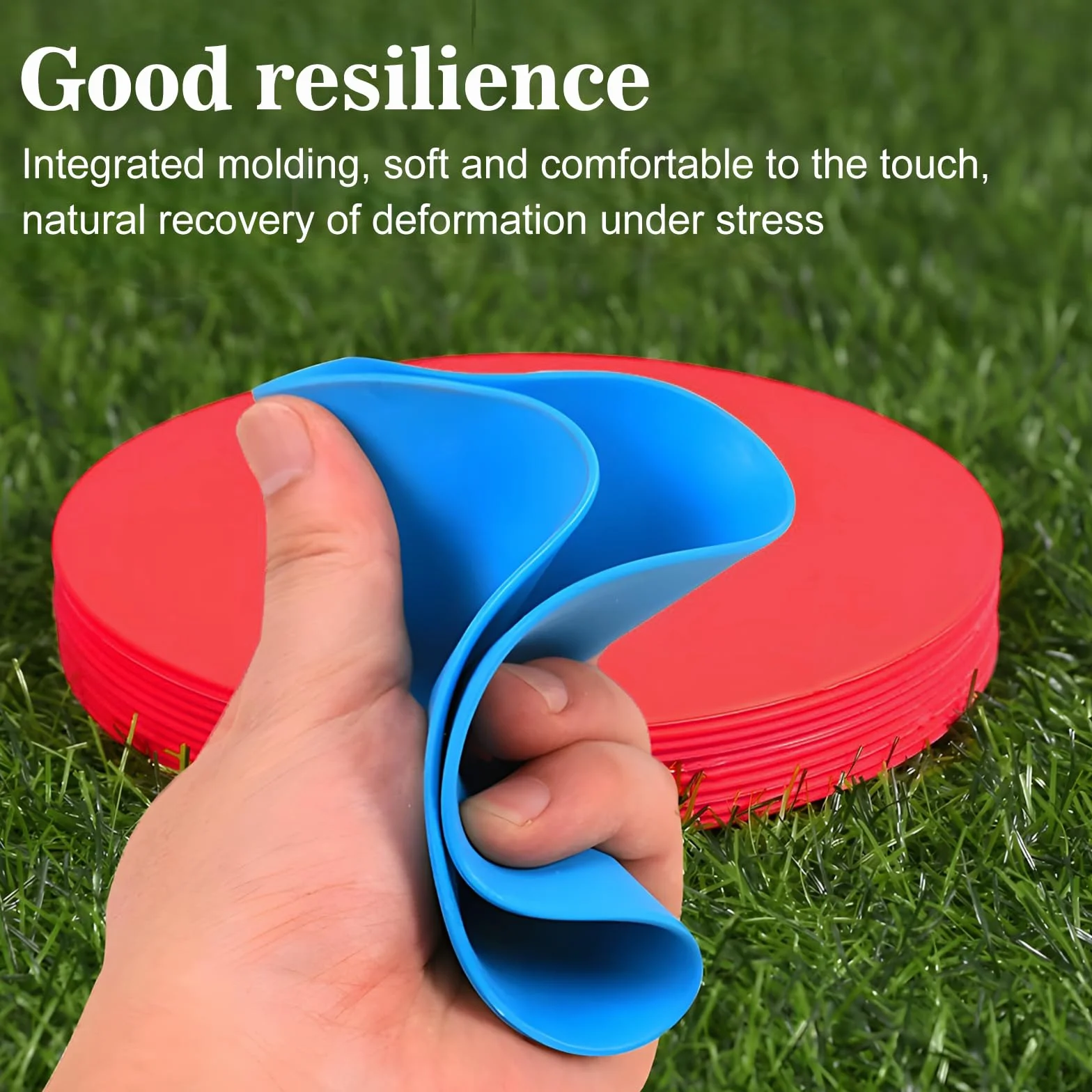 Disques de Marquage 24 Pièces 15 cm Antidérapants pour Football Basket Handball