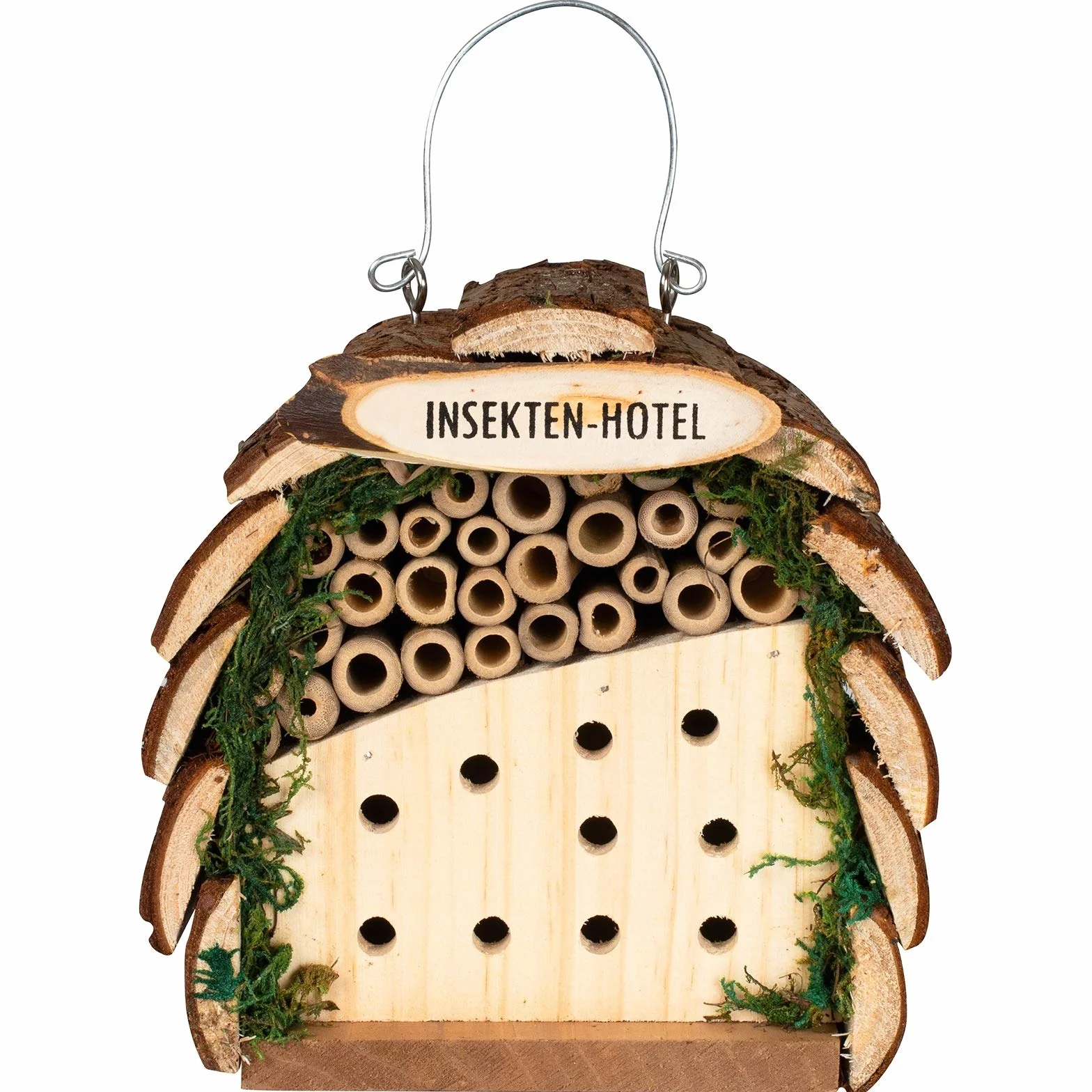 GARDIGO Hôtel à Insectes en Bois et Bambou Refuge Naturel pour Coccinelles Abeilles Abri Suspendu Jardin