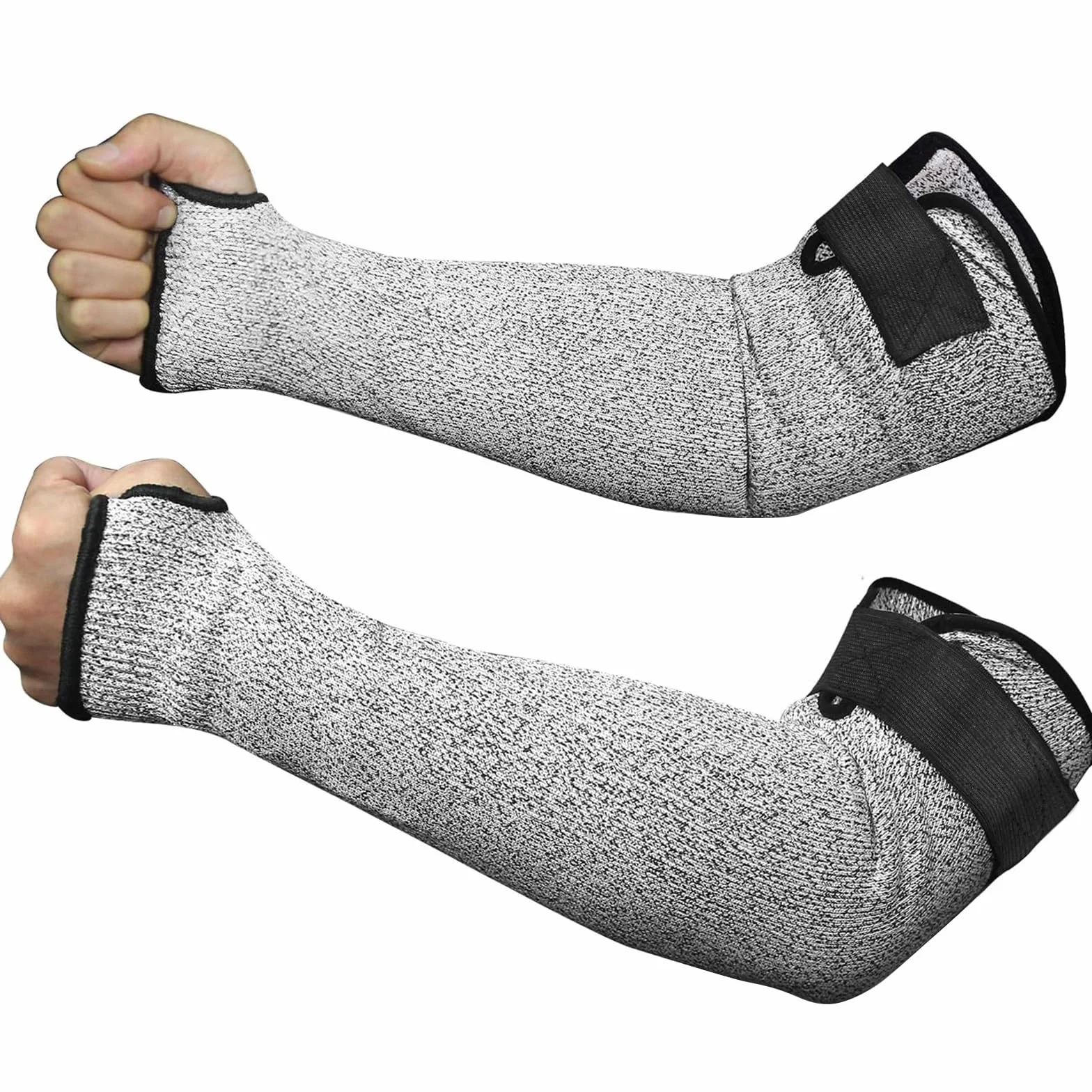 Protection des avant-bras résistante aux coupures classe 5 - Long protège-bras respirant pour homme et femme - Pour le jardinage, la cuisine, l'artisanat