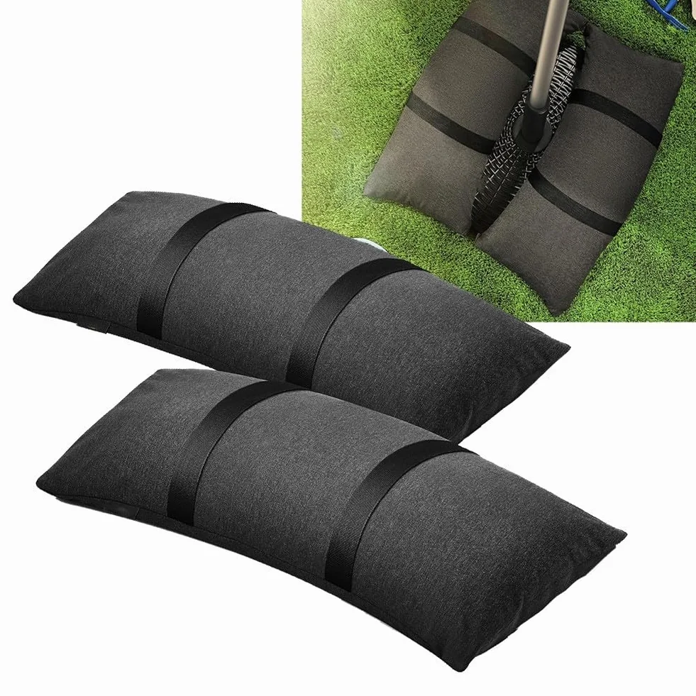 Sacs de lestage en toile 600D double ouverture extérieur noir