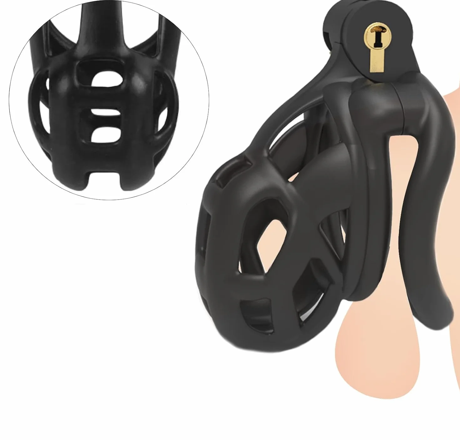 Orthèse 3D Black Cobra avec serrure antivol fixe Protecteur sportif d'extérieur pour hommes (M)
