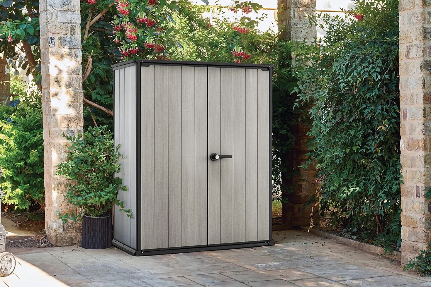 KETER HIGHSTORE Plus Armoire extérieure 1400 litres Gris