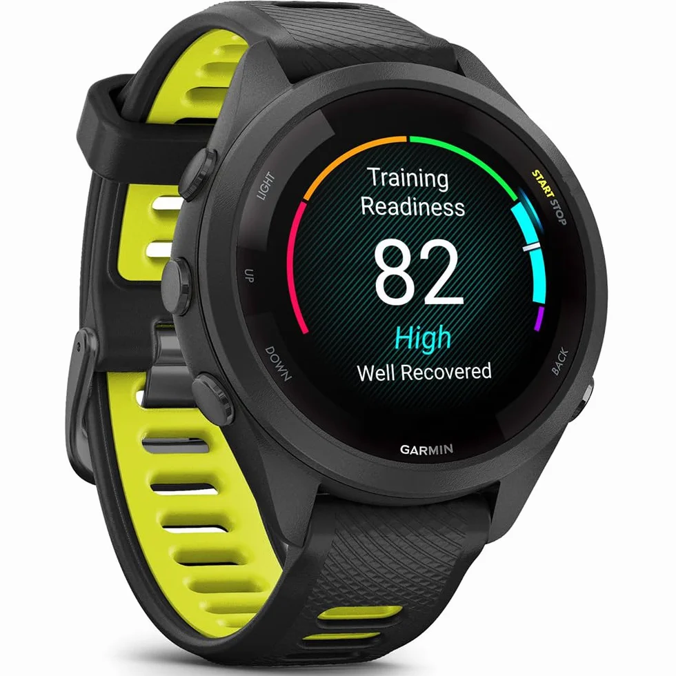 Garmin Forerunner 265S Montre intelligente GPS Noir/jaune