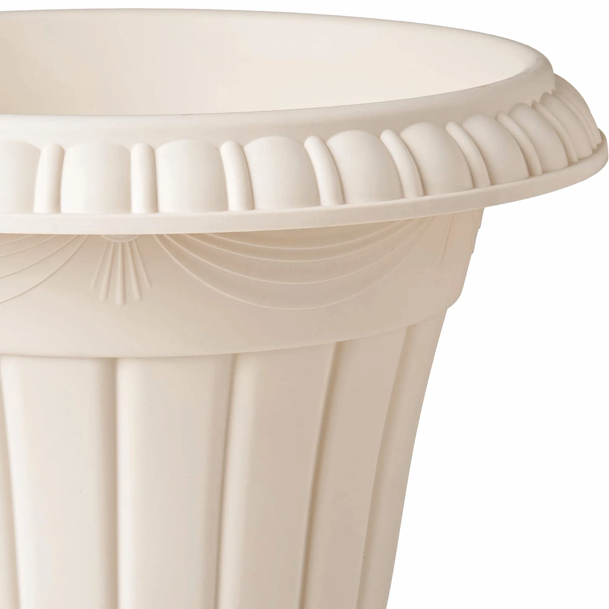 Arcadia Garden Products Pl20bg Traditionnel Plastique Urne 25,4 x 30,5 cm Medium Beige