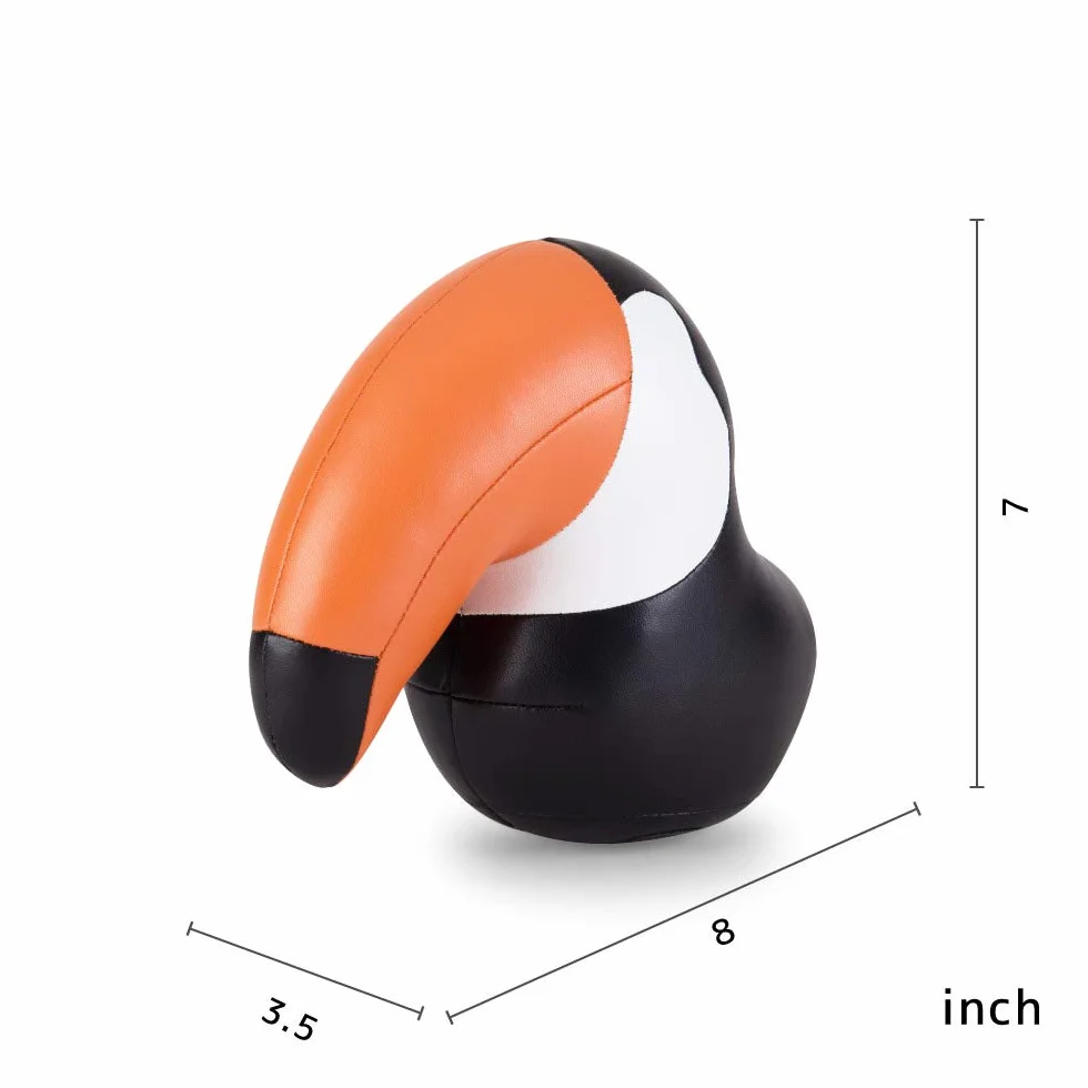 Züny Toucan Serre-Livres Noir/Orange 1 kg