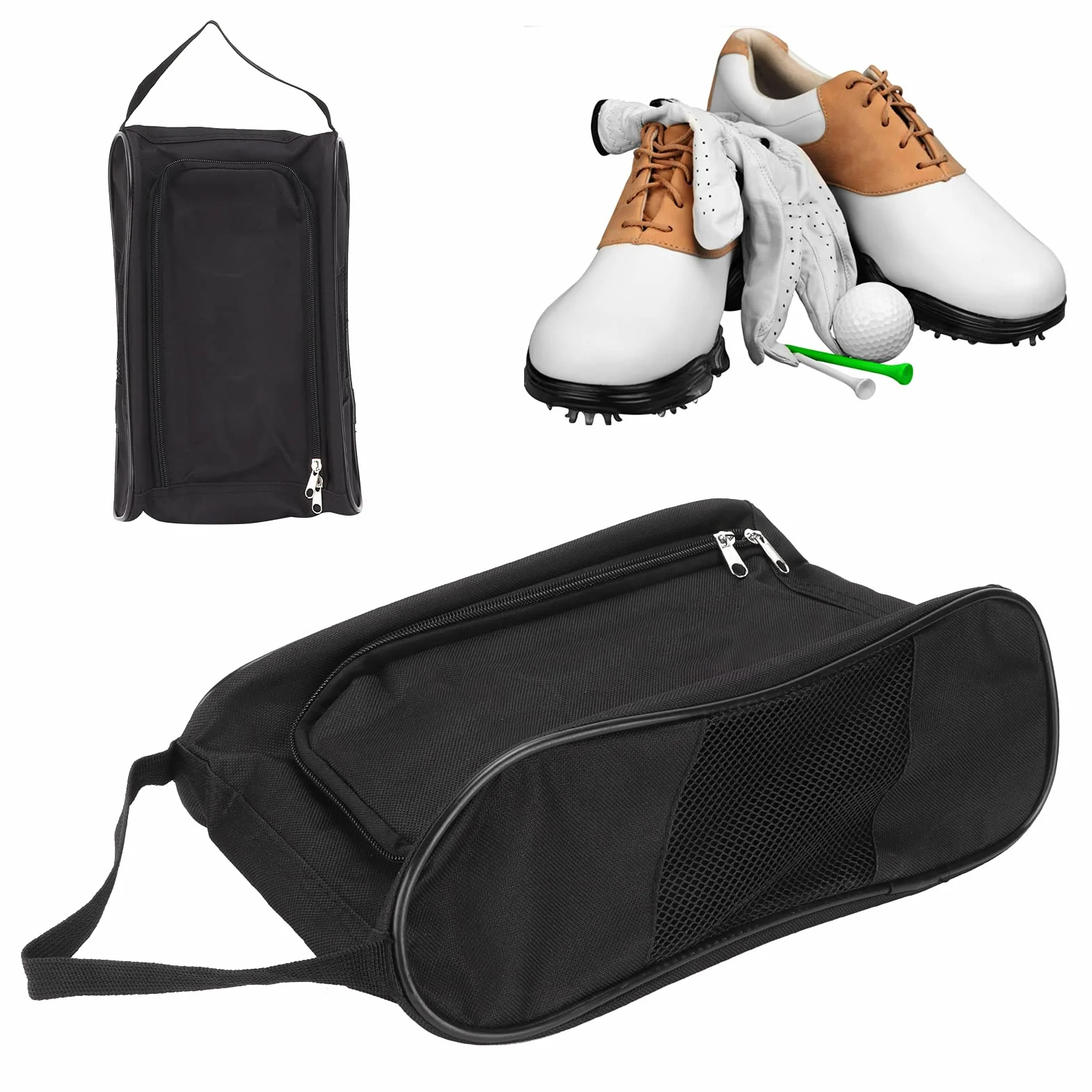 Sac à Chaussures de Golf Grande Capacité avec Ventilation