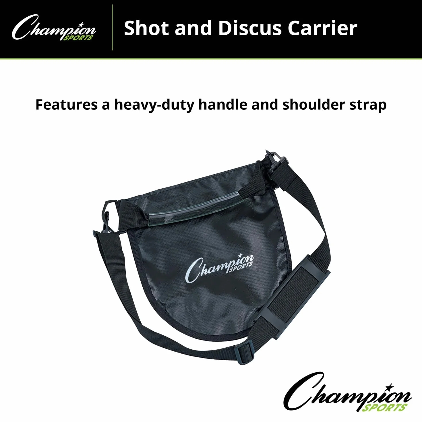 Champion Sports Shot/Discus de Transport avec Sangle d'épaule