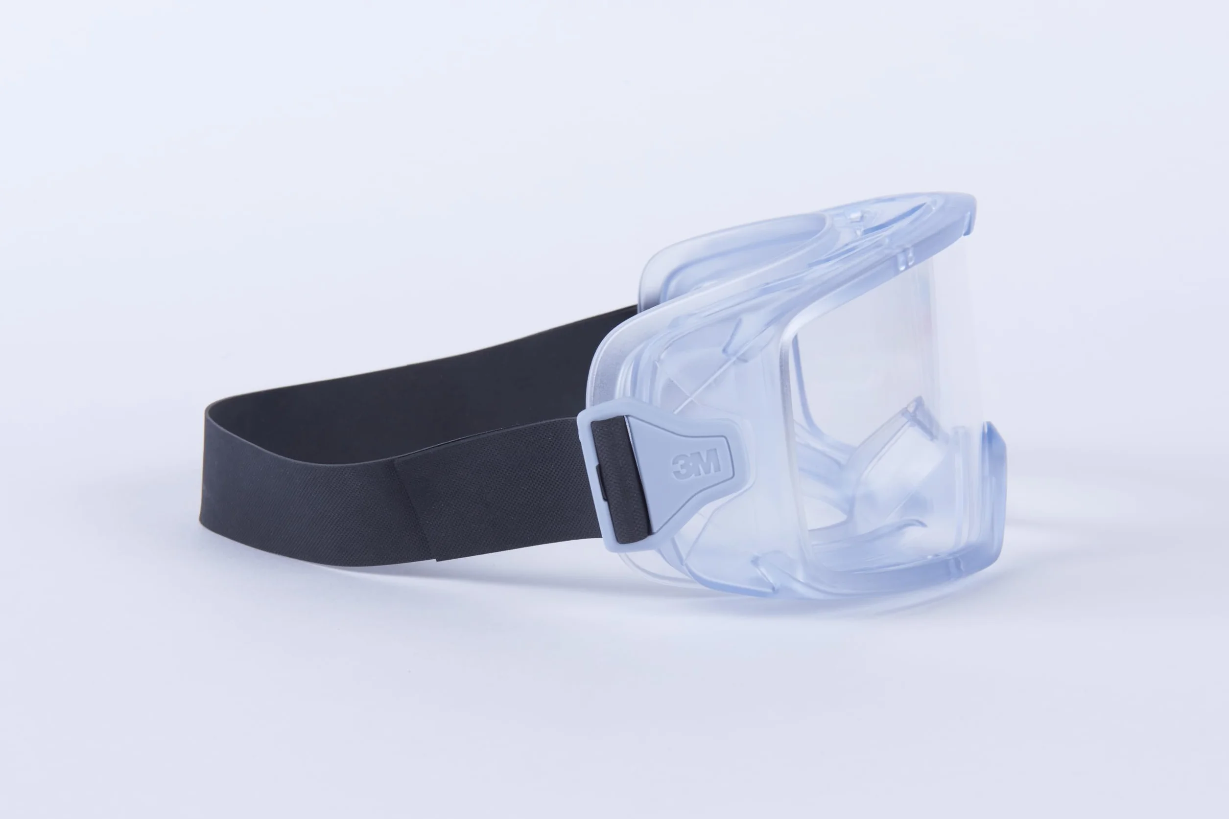 Lunettes-masques de protection 3M GoggleGear série 3000, joint PVC, optique en acétate incolore AF, sangle néoprène, GG3201-AAF EU