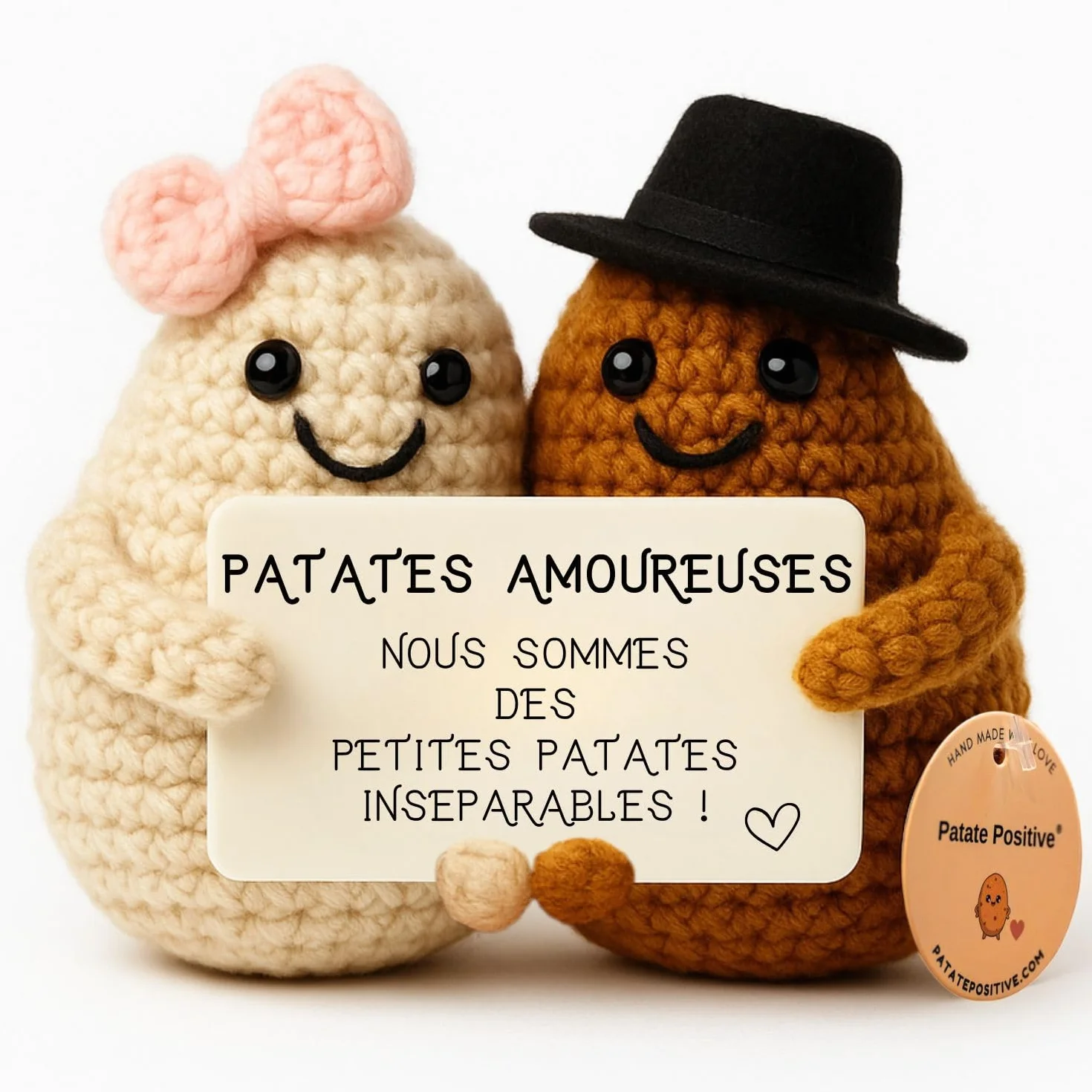 Patates Amoureuses Cadeau Romantique Elle & Lui Saint-Valentin Anniversaire Mariage Noces I Love You