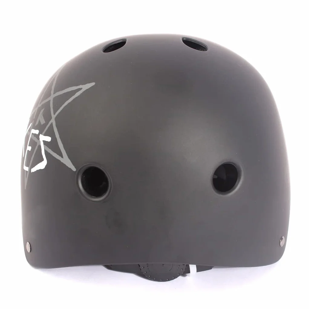 KHE Pro BMX Freestyle Casque Enfants Skate Scooter Mat Noir Taille S 48-54cm
