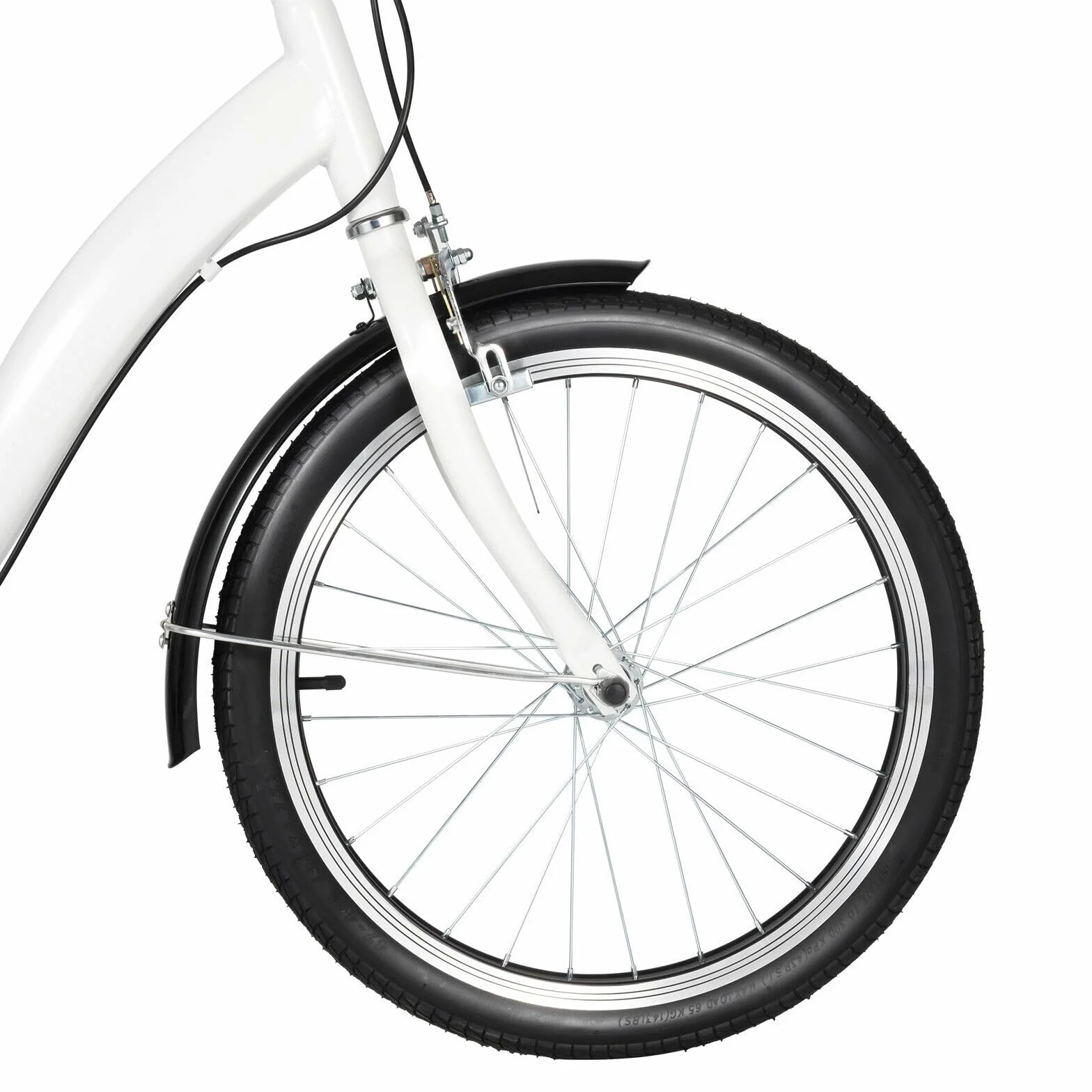 Tricycle de 20 Pouces pour Adultes et Personnes Âgées, vélo Adulte, Velo de Ville, Vélo à Trois Roues de Ville et de Loisirs avec Panier à Provisions