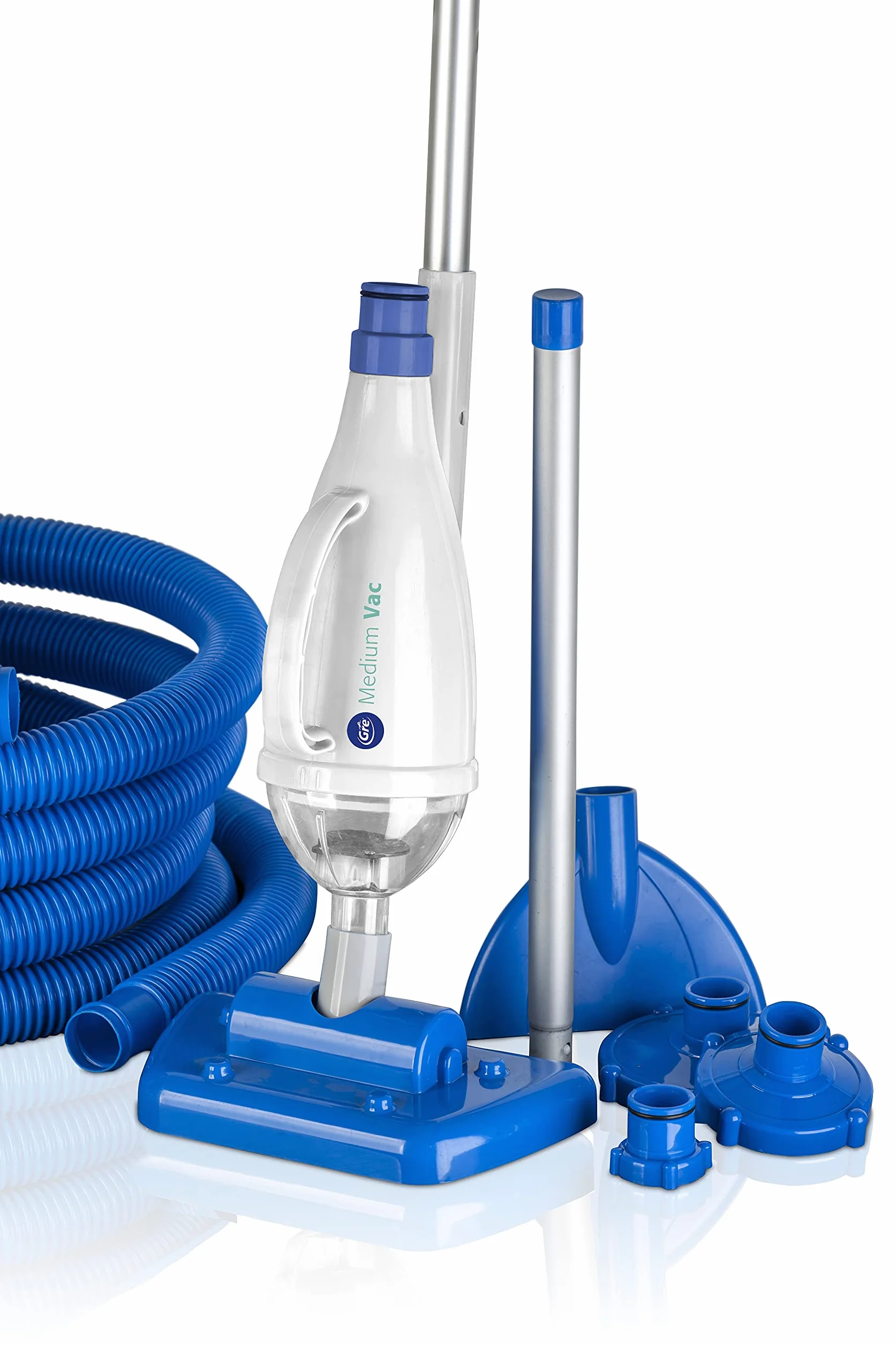 Gre AR20637Z Nettoyeur à Aspiration pour Piscines Succion Manuelle Fond Petites et Moyennes
