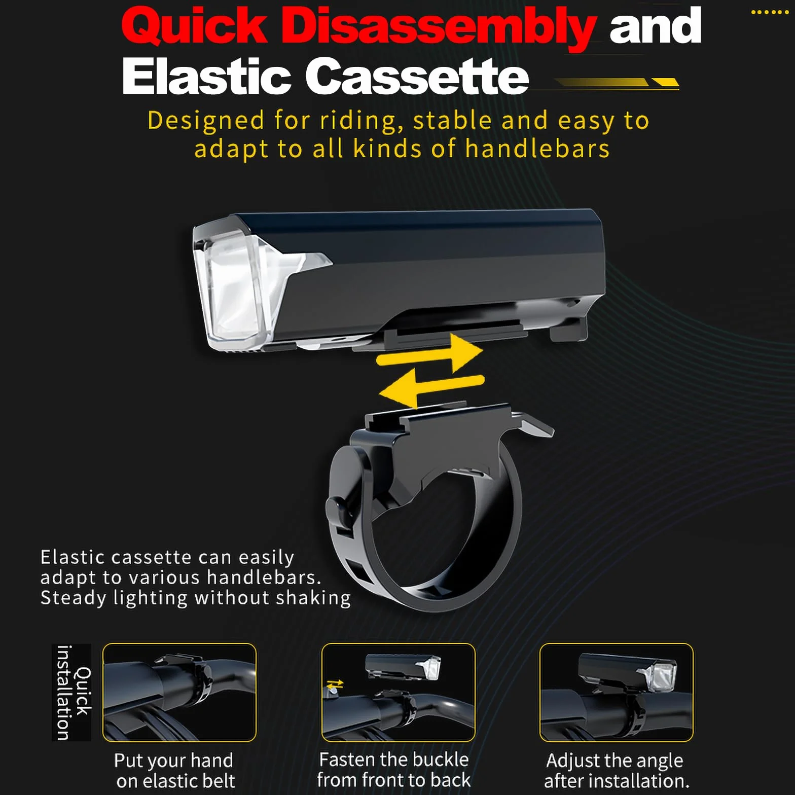 Lampe Velo LED Puissantes Super 2000 Lumens 1500mAh Autonomie Très Longue 5+4 Modes de Luminosité Eclairage Velo Rechargeable USB Étanche IP65 Kit Vélo Avant et Arrière pour Cyclysme VTT