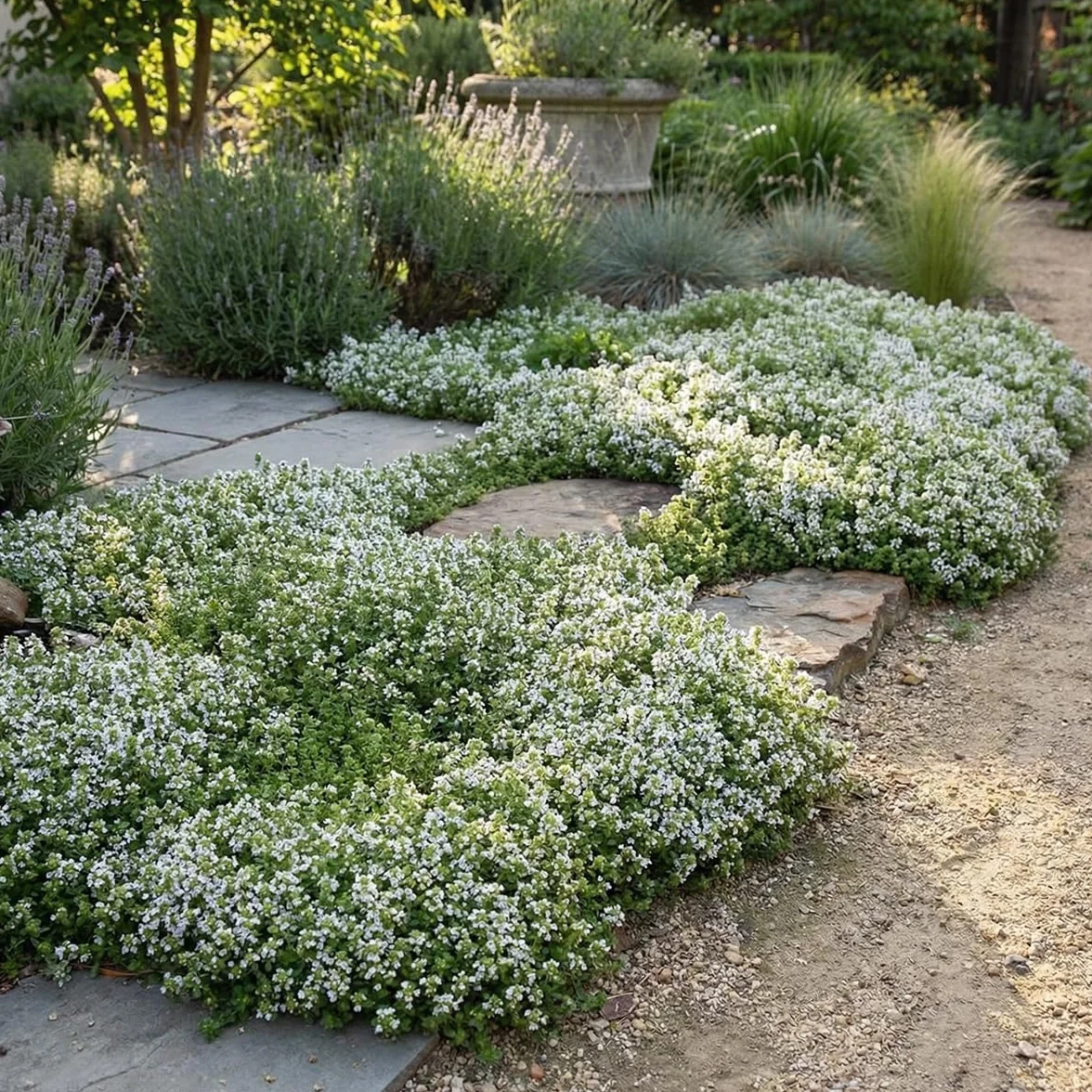 Bloomique Thymus Albiflorus Thym Rampant Rustique Vivace Couvre-sol 10-20 cm Pot 9 cm