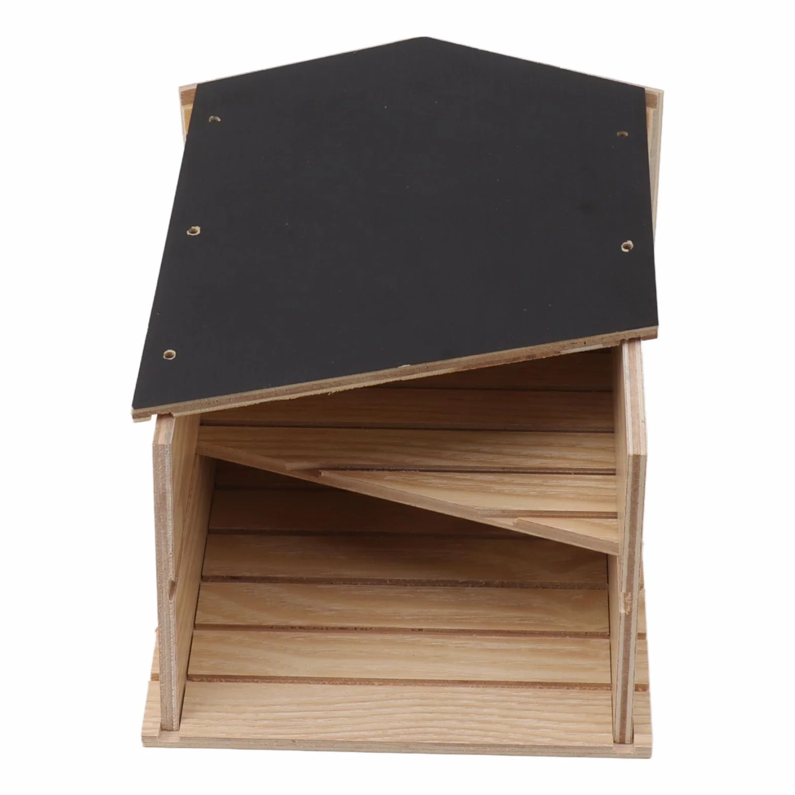 Asixxsix Abri pour Chauves-Souris en Bois Double Chambre résistant aux intempéries 5.7x8.9x3.5in