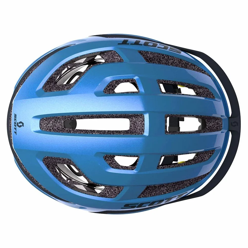 Scott Arx Plus MIPS Casque de vélo de route Bleu métal 2025 Taille M