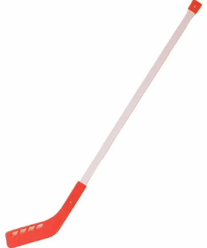 Visiodirect Batte Crosse de Street Hockey Rouge Primaire