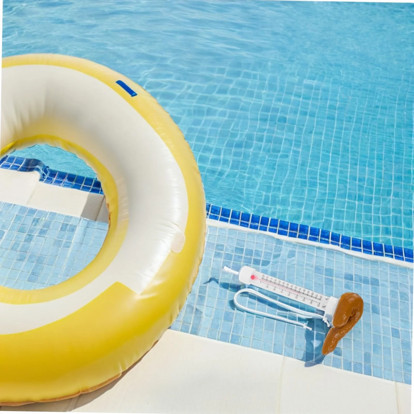 Thermomètre de Piscine Flottant avec Capteur Précis pour Spas Bains à Remous