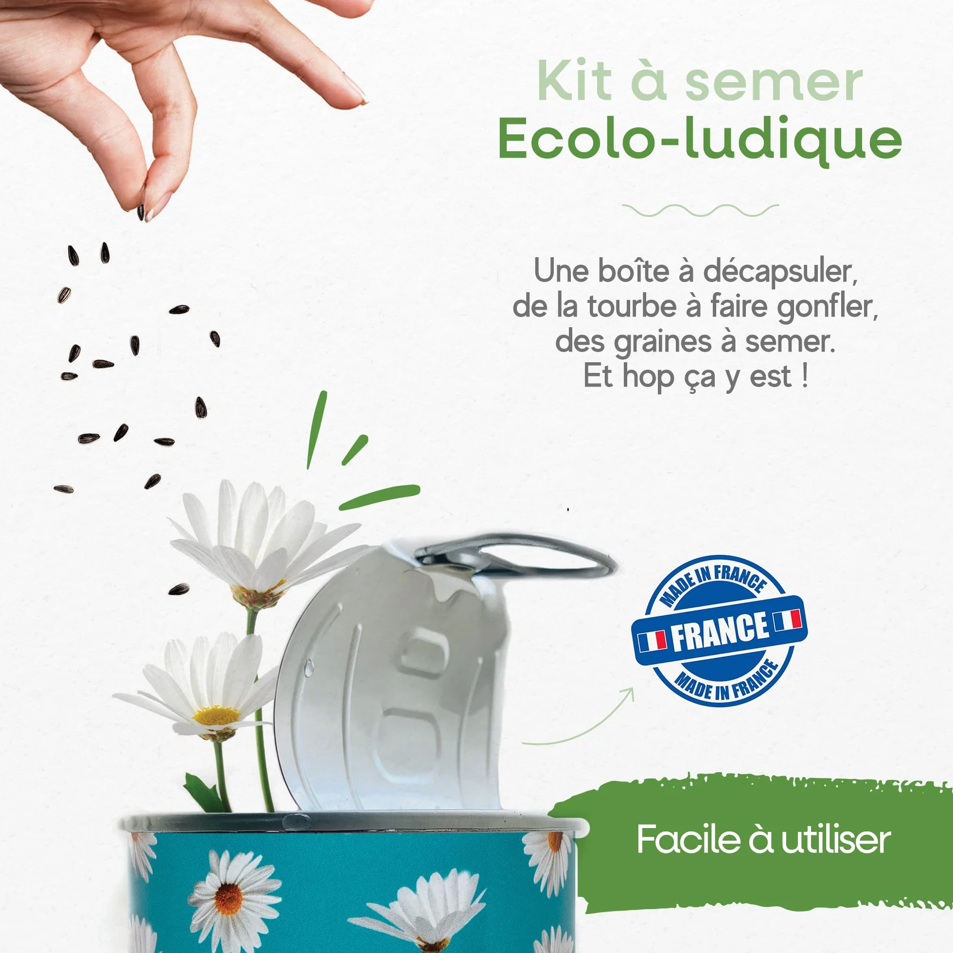 Mauvaises Graines Narrature Kit de Graines de Fleurs à Semer Cadeau Original Fabriqué en France