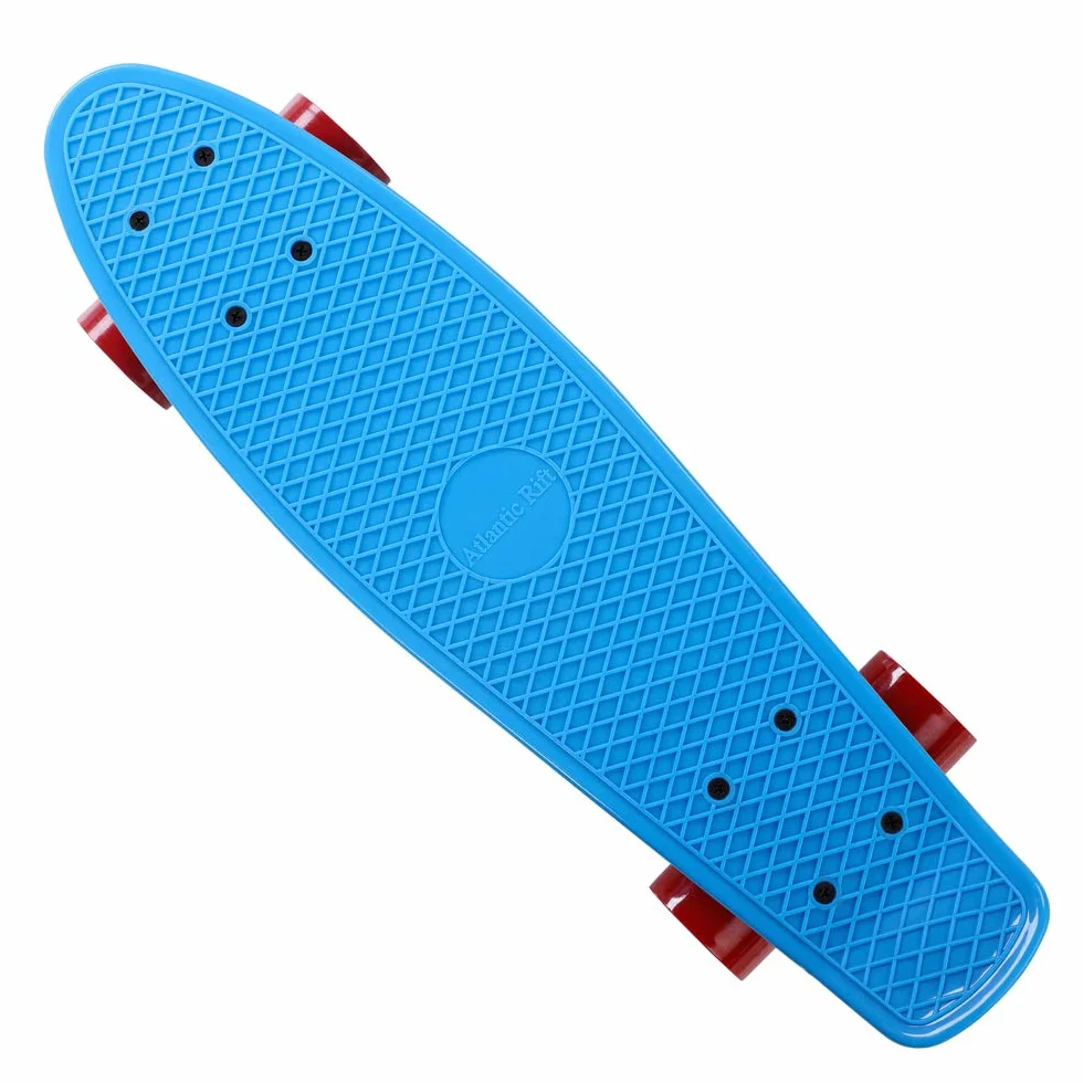 Monzana Skateboard 22' Roues ABEC 7 Pennyboard Design rétro Adultes Enfants Adolescents Mini Cruiser Planche à Roues