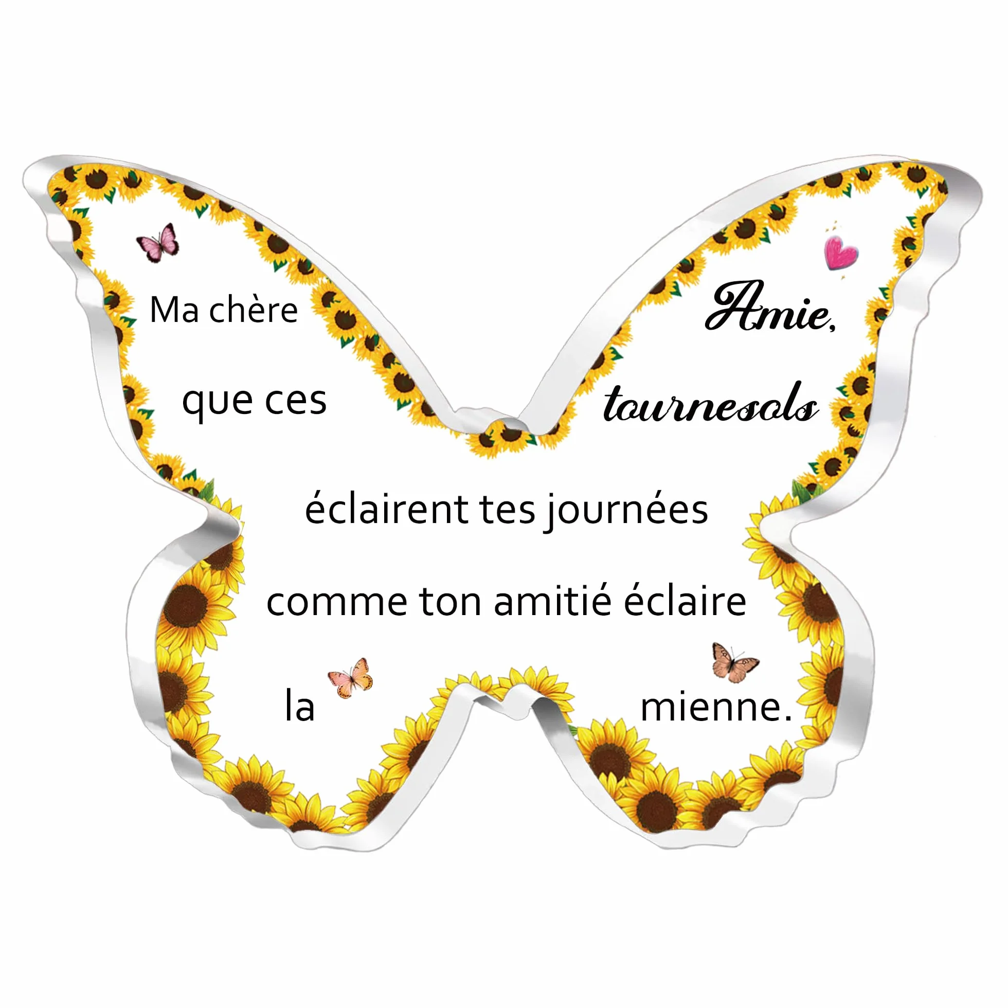 Marque-pages Papillon Ensemble 2PC Cadeaux Amitié pour Meilleure Amie