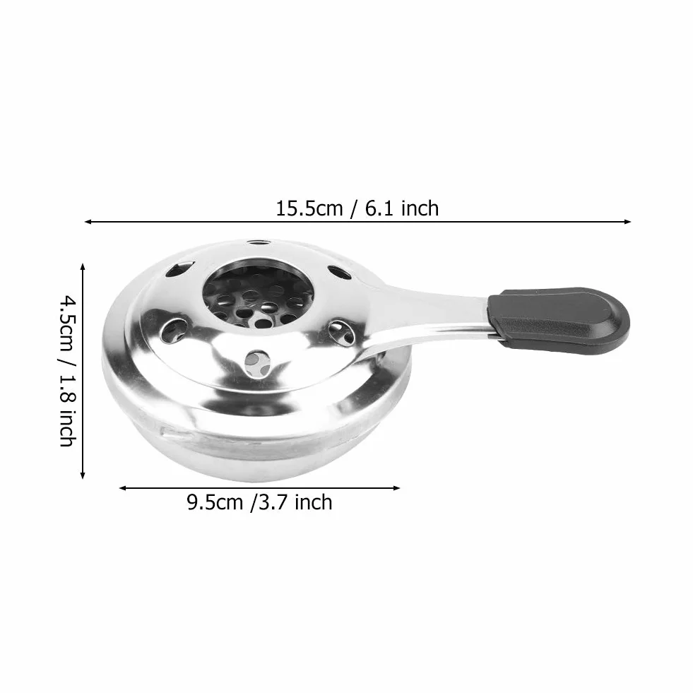 Poêle à alcool, brûleur de poêle à alcool portable en acier inoxydable pour le camping en plein air ou la panique, détachable et durable